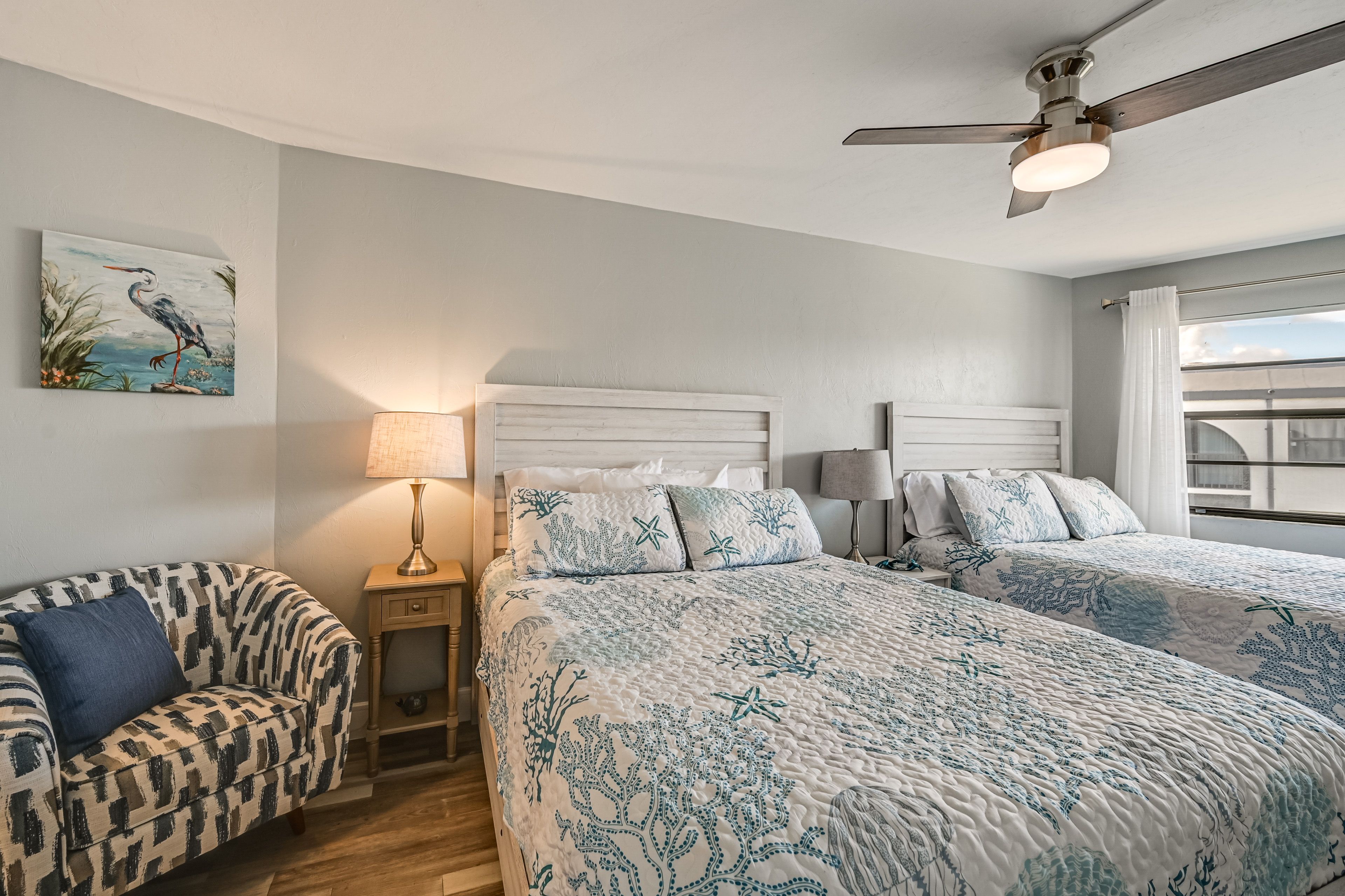 Bedroom | 2 Queen Beds | TV