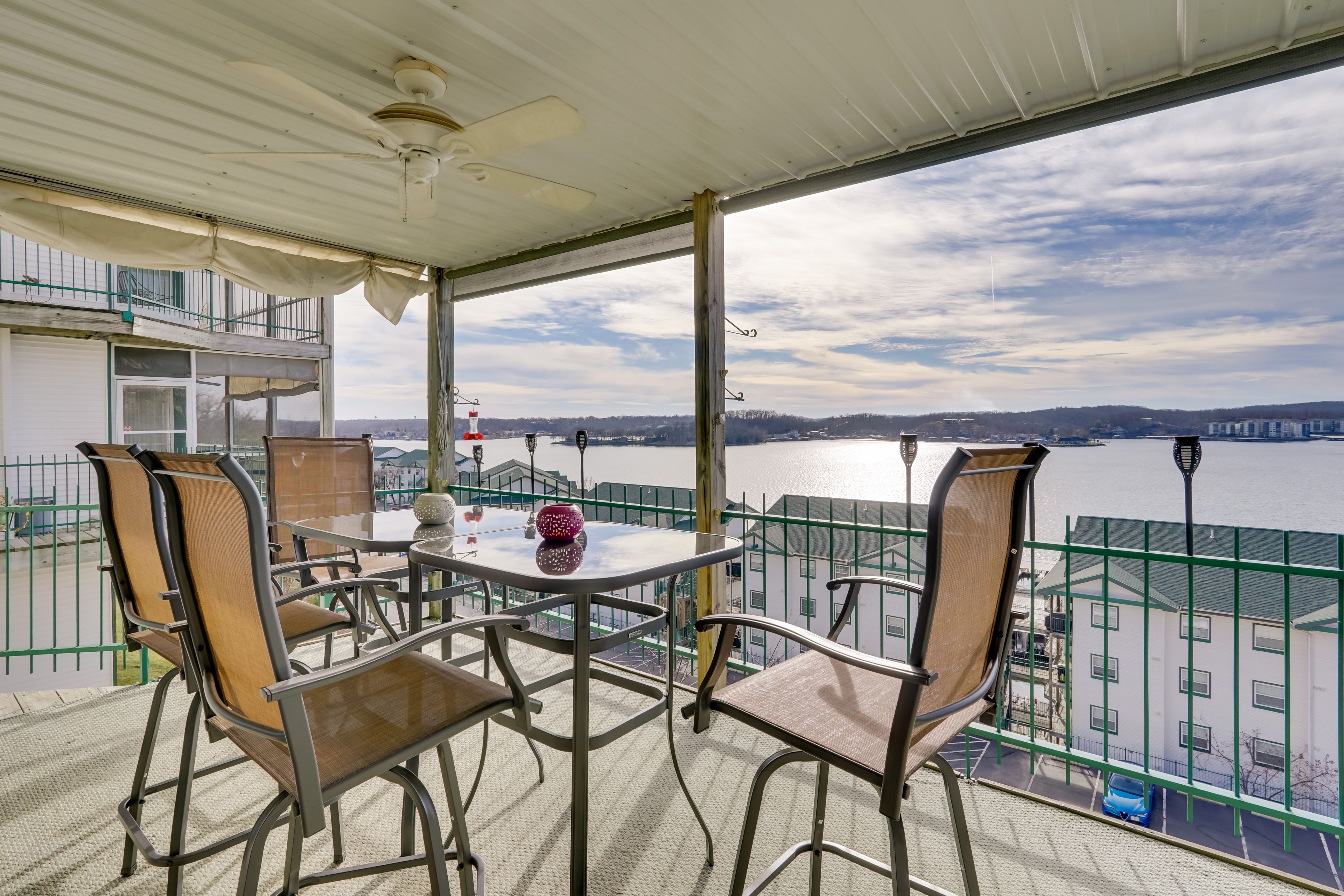 Lake Ozark Vacation Rental | 3BR | 2BA | 1,500 Sq Ft | Stairs Required