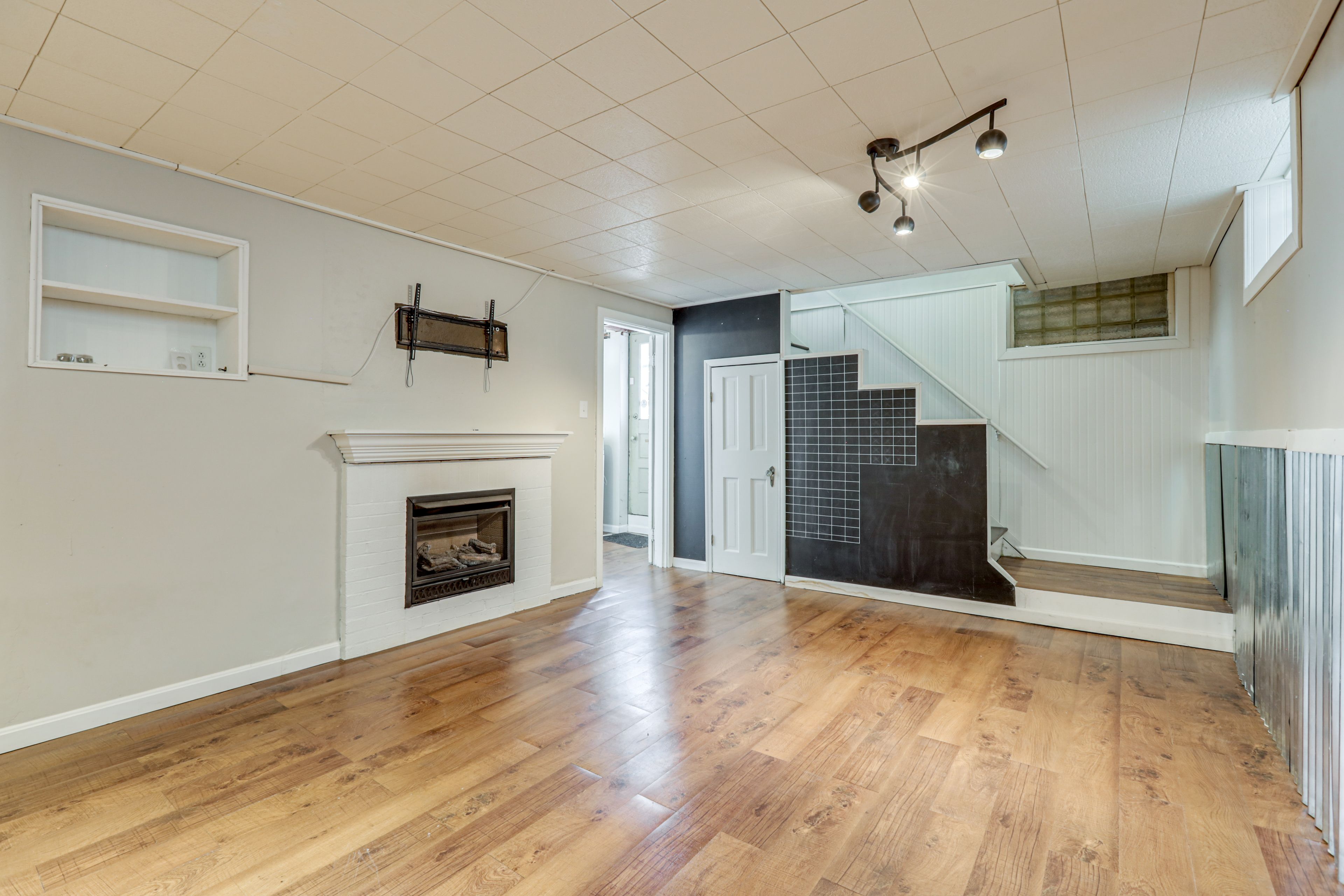 Finished Basement | Fireplace