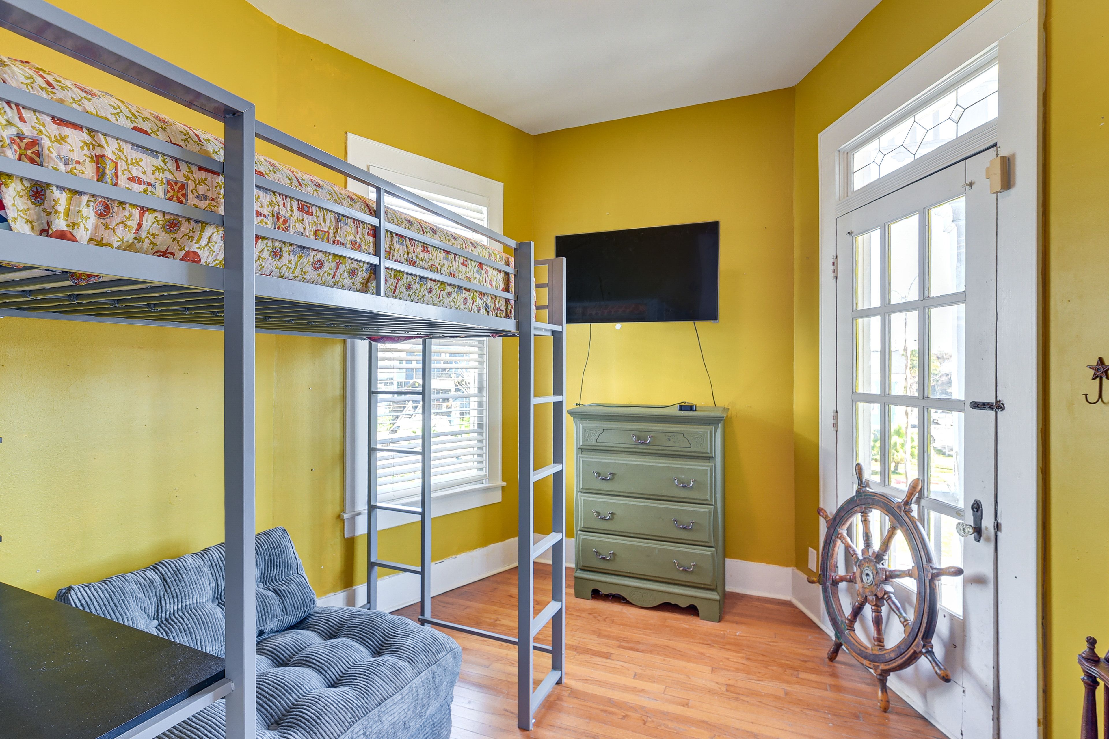 Bedroom 3 | Lofted Twin Bed | Twin Convertible Sleeper Chair | 2nd Floor