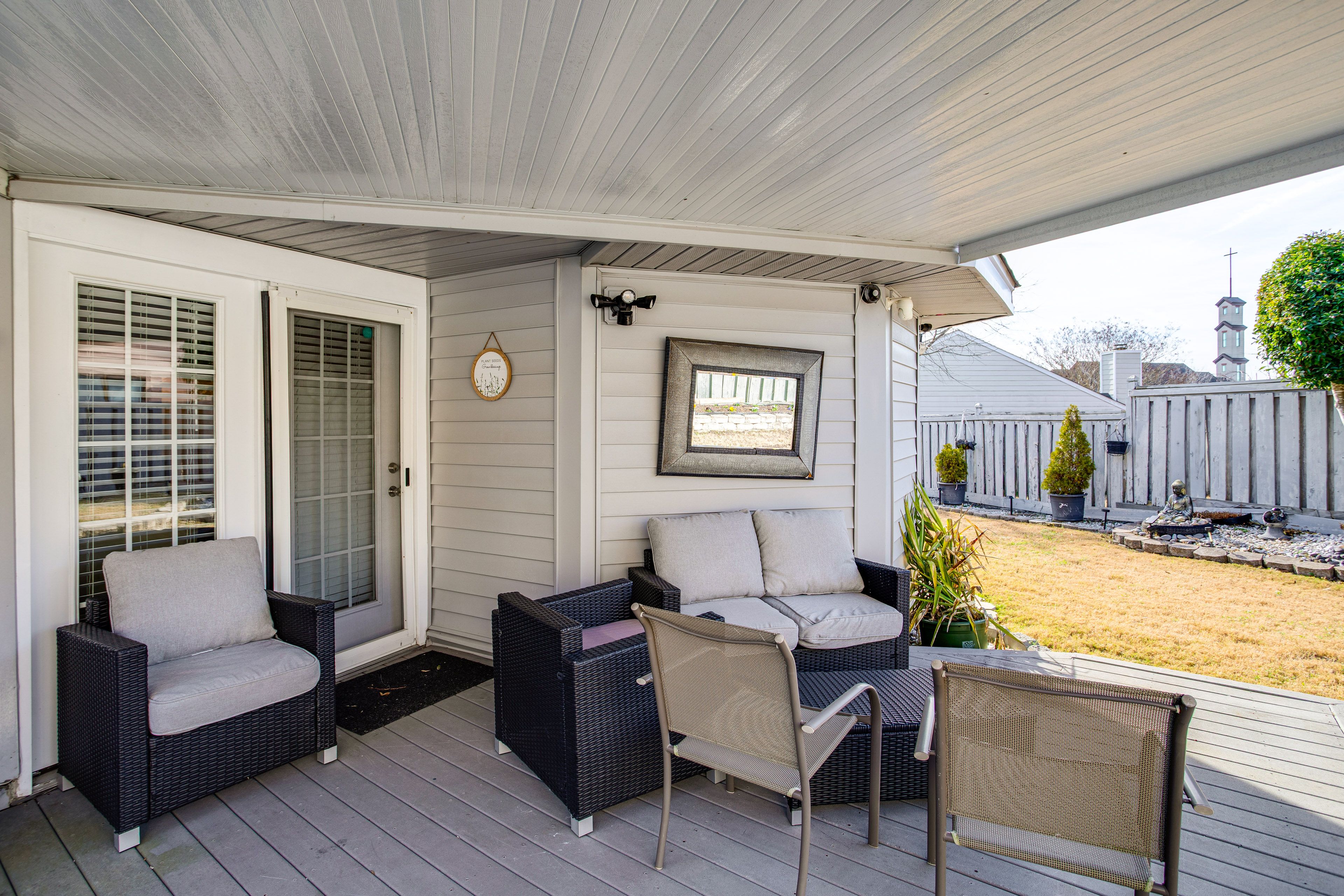 Patio | Fenced-In Backyard