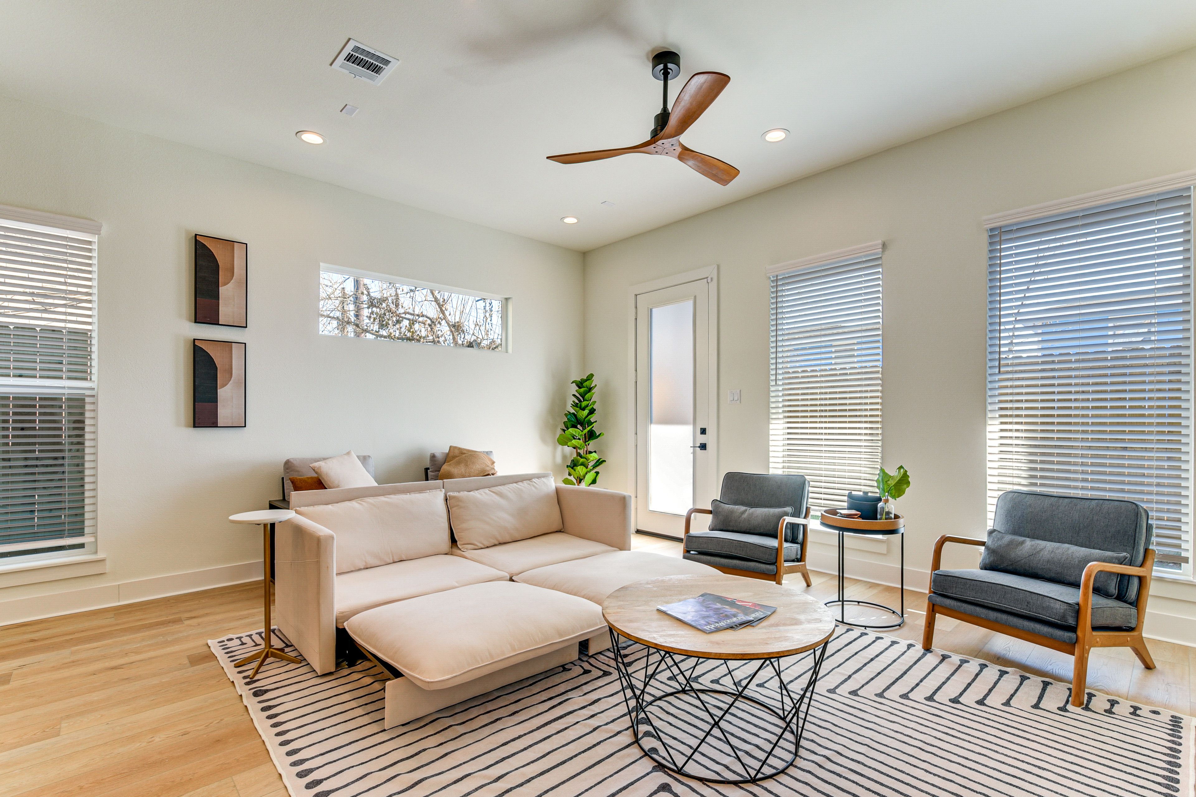 Living Room | 1st Floor | Queen Sleeper Sofa