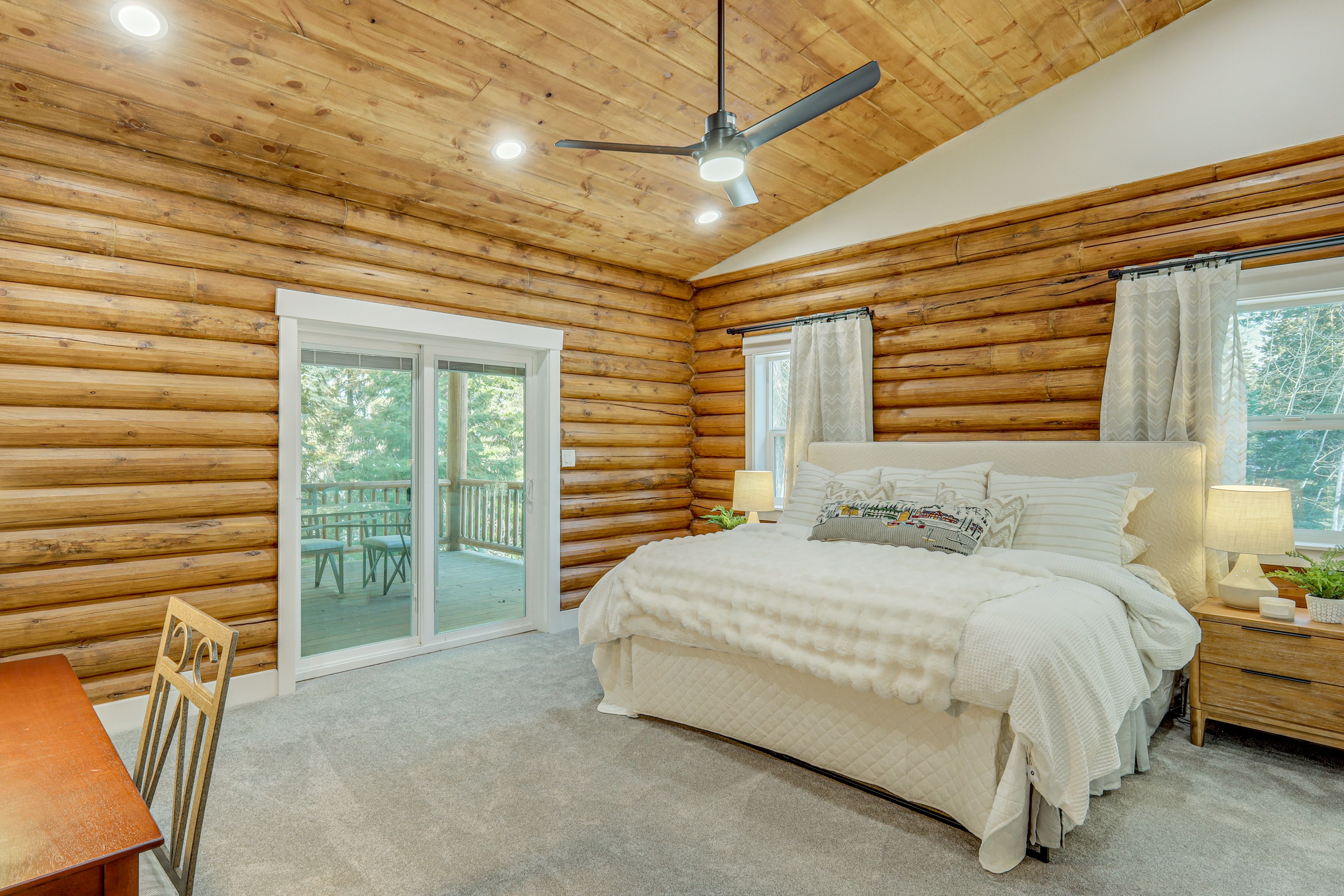 Bedroom 1 | King Bed | Deck Access | Main Level