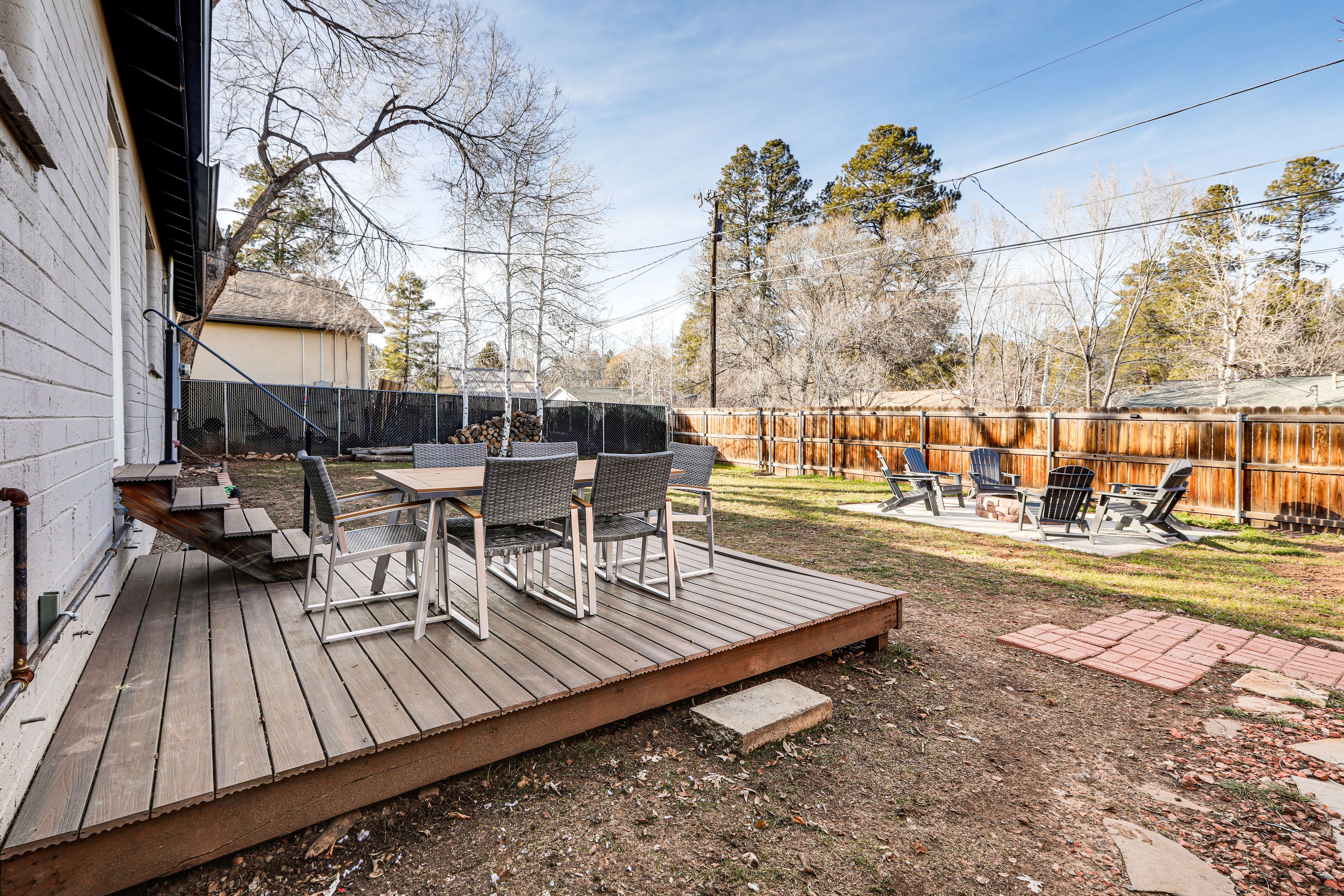 Private Backyard | Wood-Burning Fire Pit