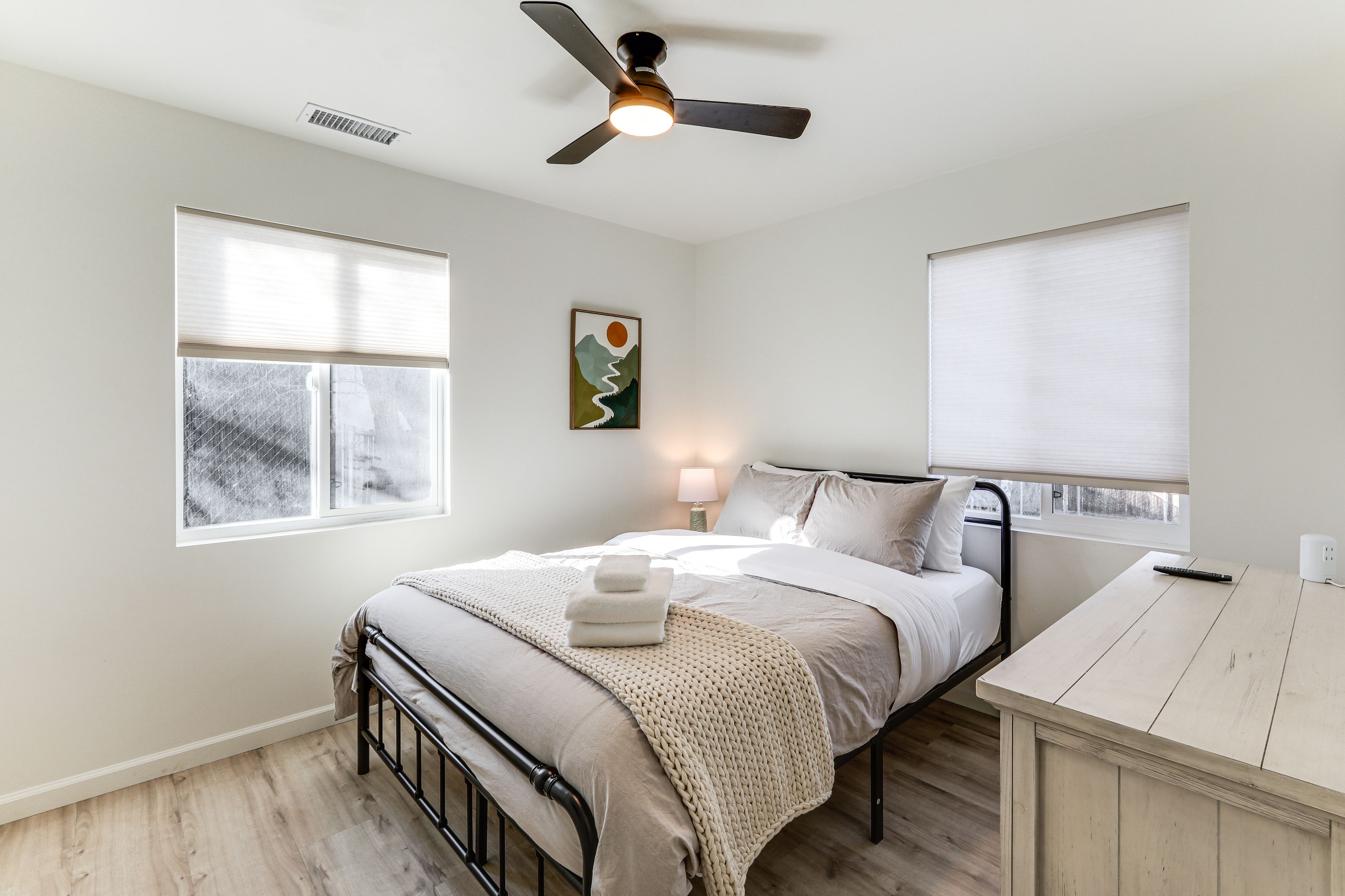 Bedroom 1 | Queen Bed | Linens Provided | Smart TV