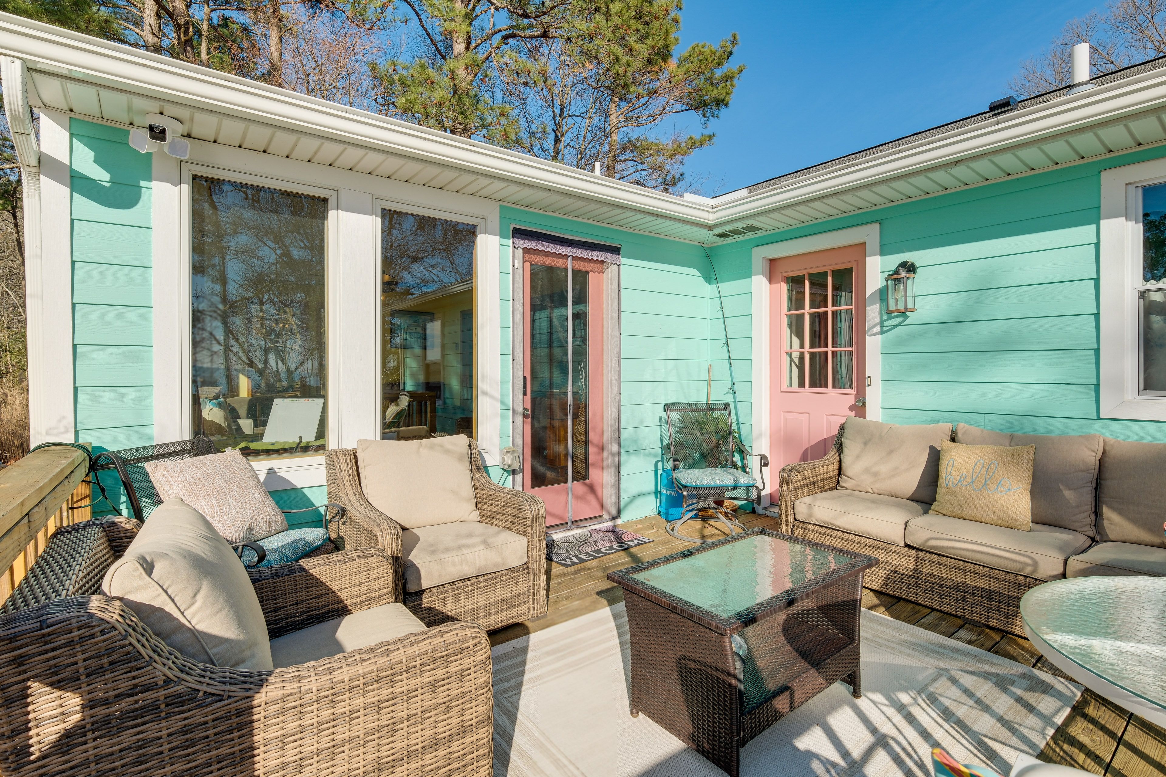 House Exterior | Furnished Deck | Dining Area | River Views