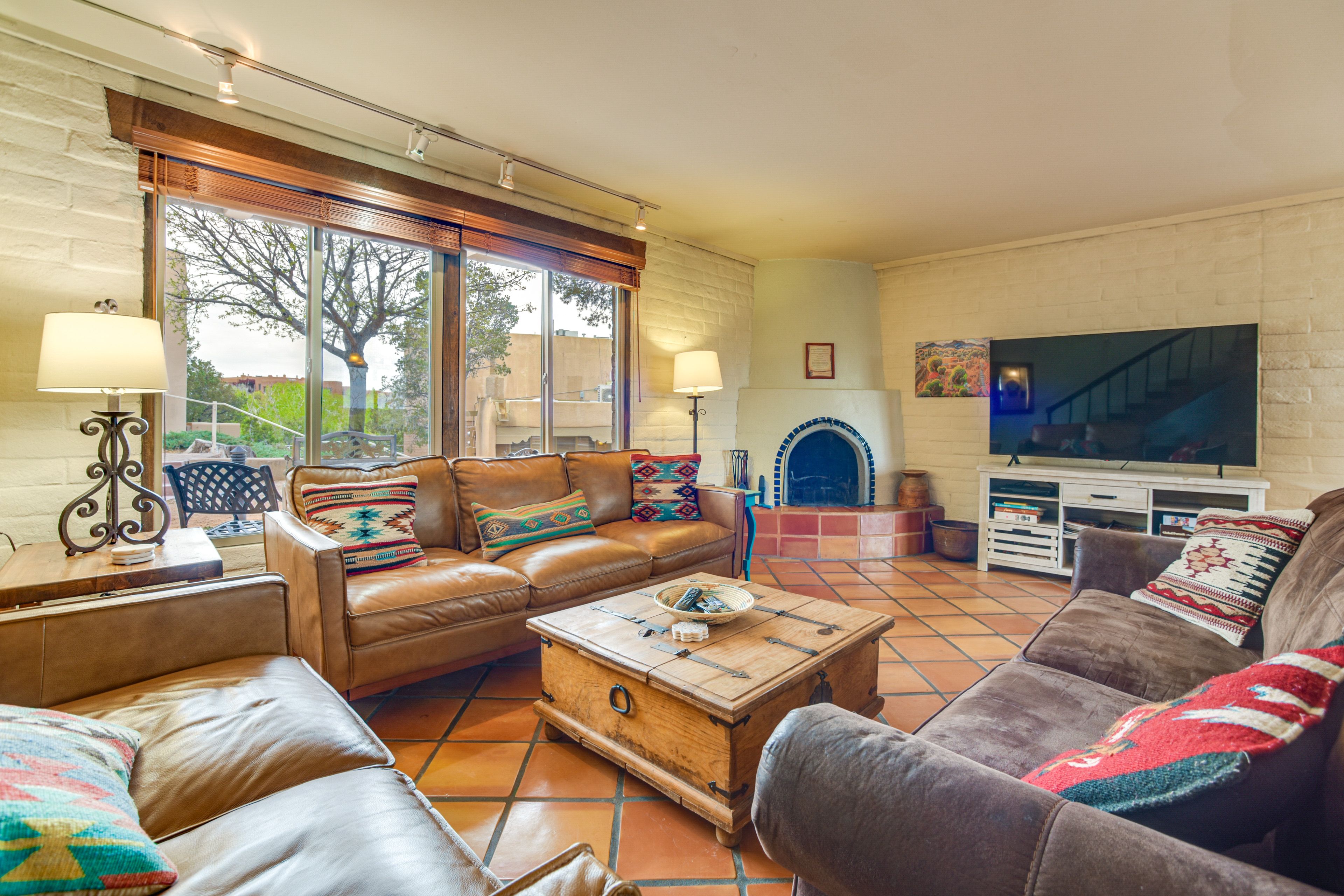 Santa Fe Vacation Rental | 3BR | 2.5BA | 1,460 Sq Ft | Stairs Required