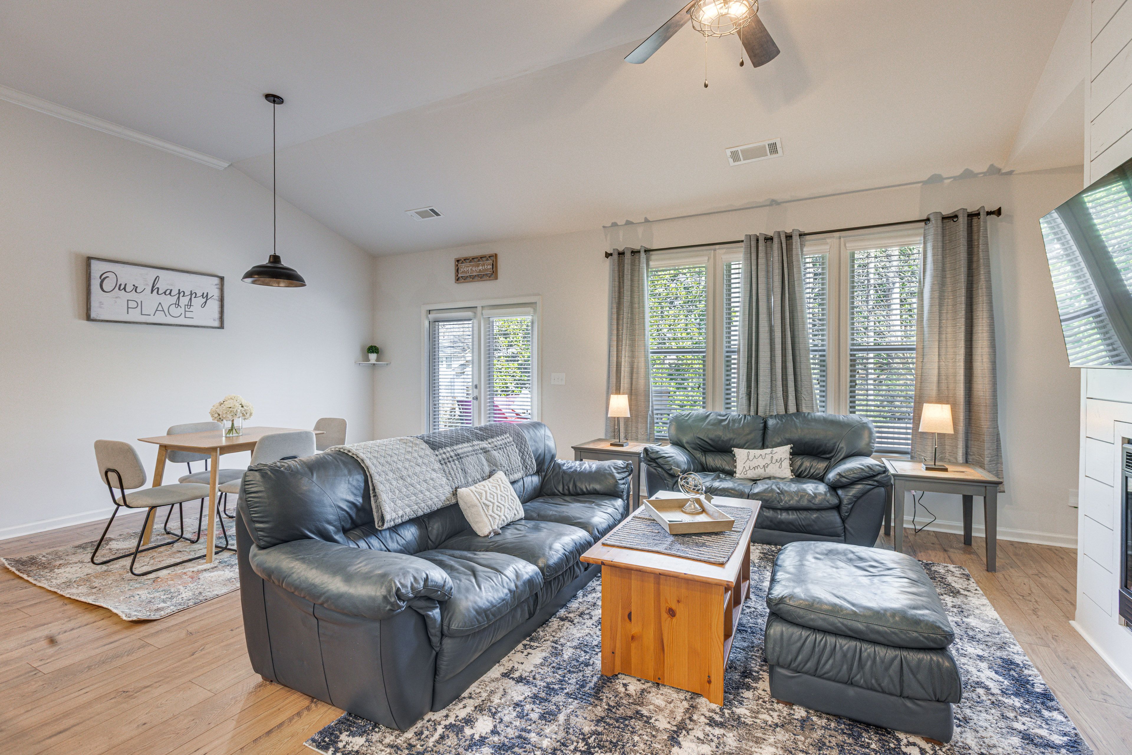 Living Room | Smart TV | Electric Fireplace