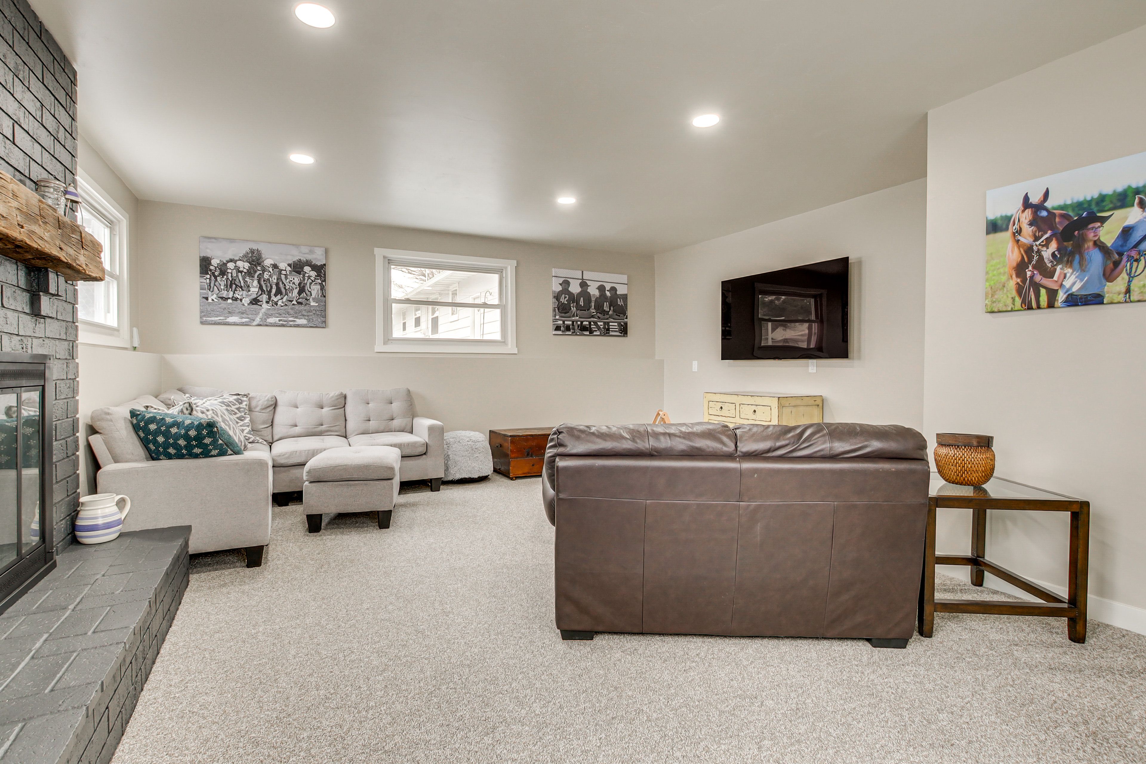 Family Room | Lower Level | Smart TV