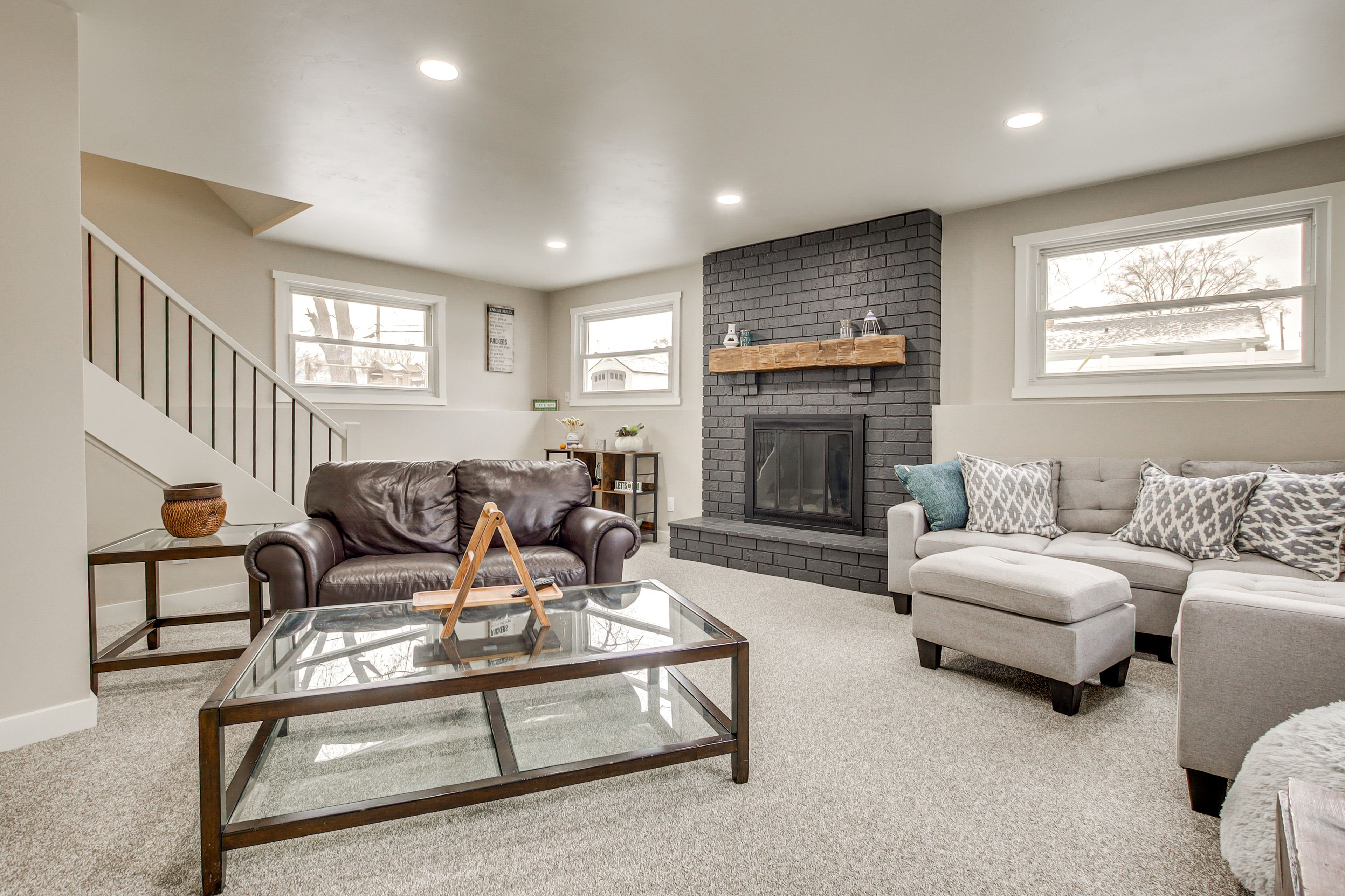 Family Room | Lower Level | Gas Fireplace