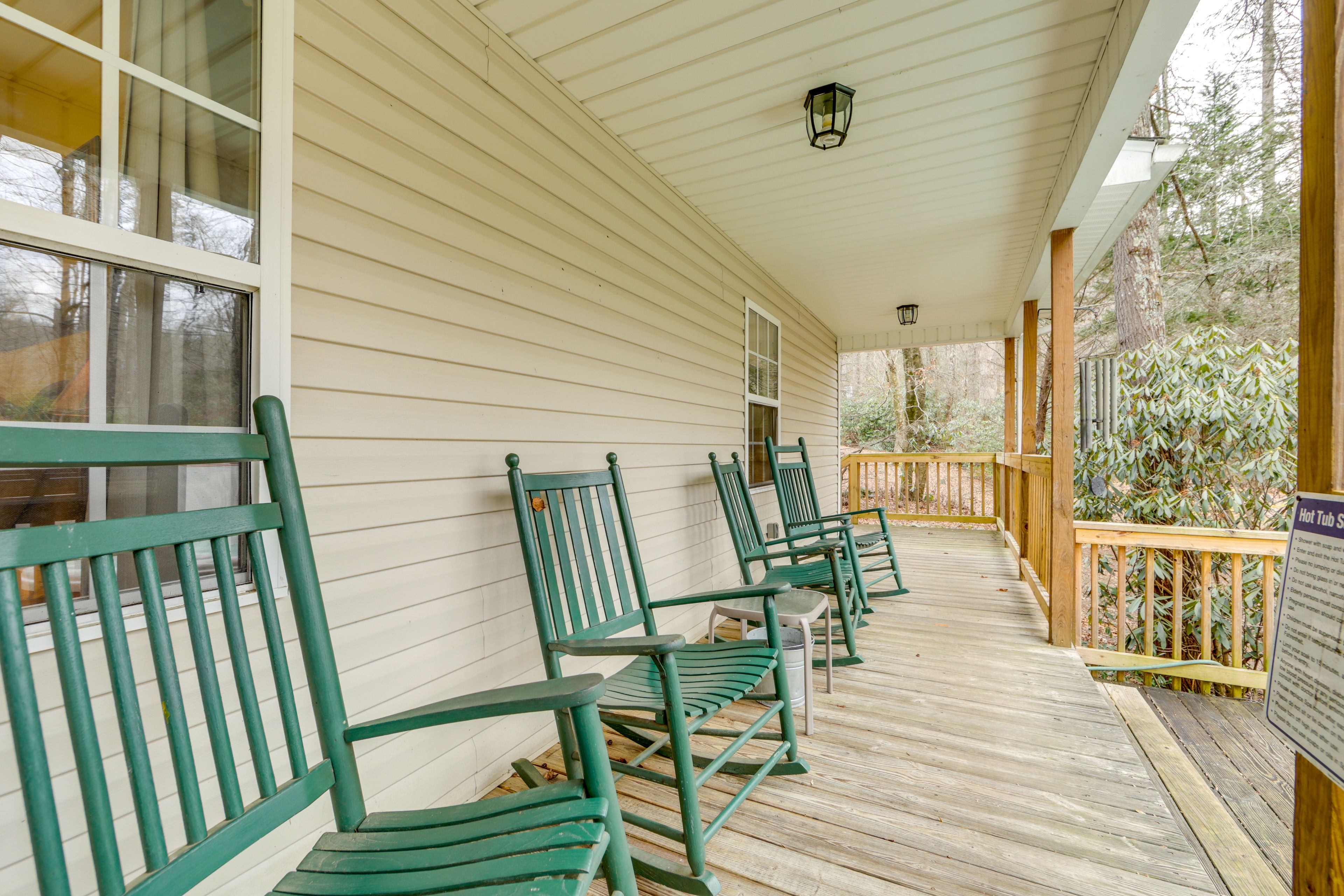 Wraparound Deck | Hot Tub | Rocking Chairs