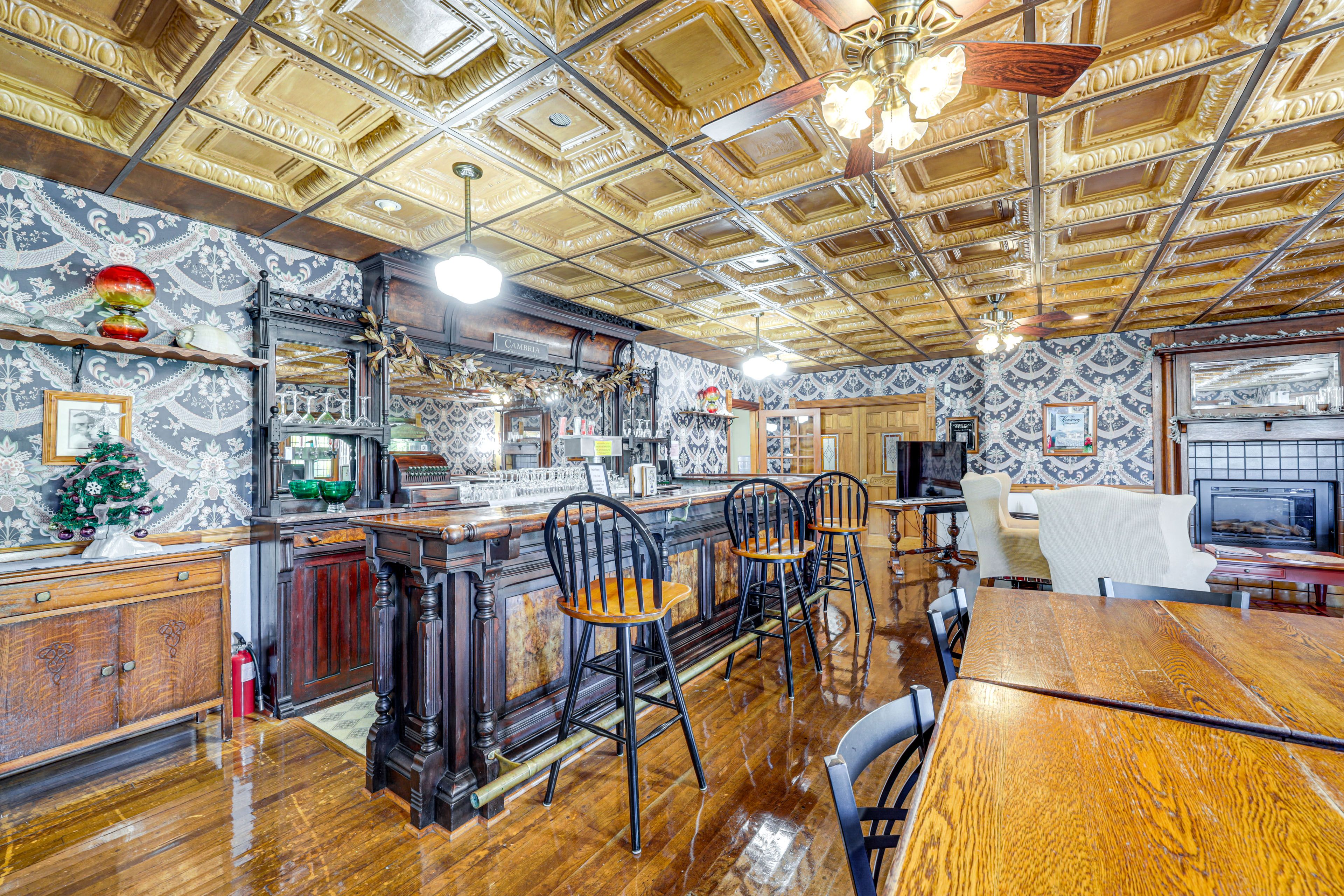 Parlor | Bar Seating | Dining Area | 1st Floor