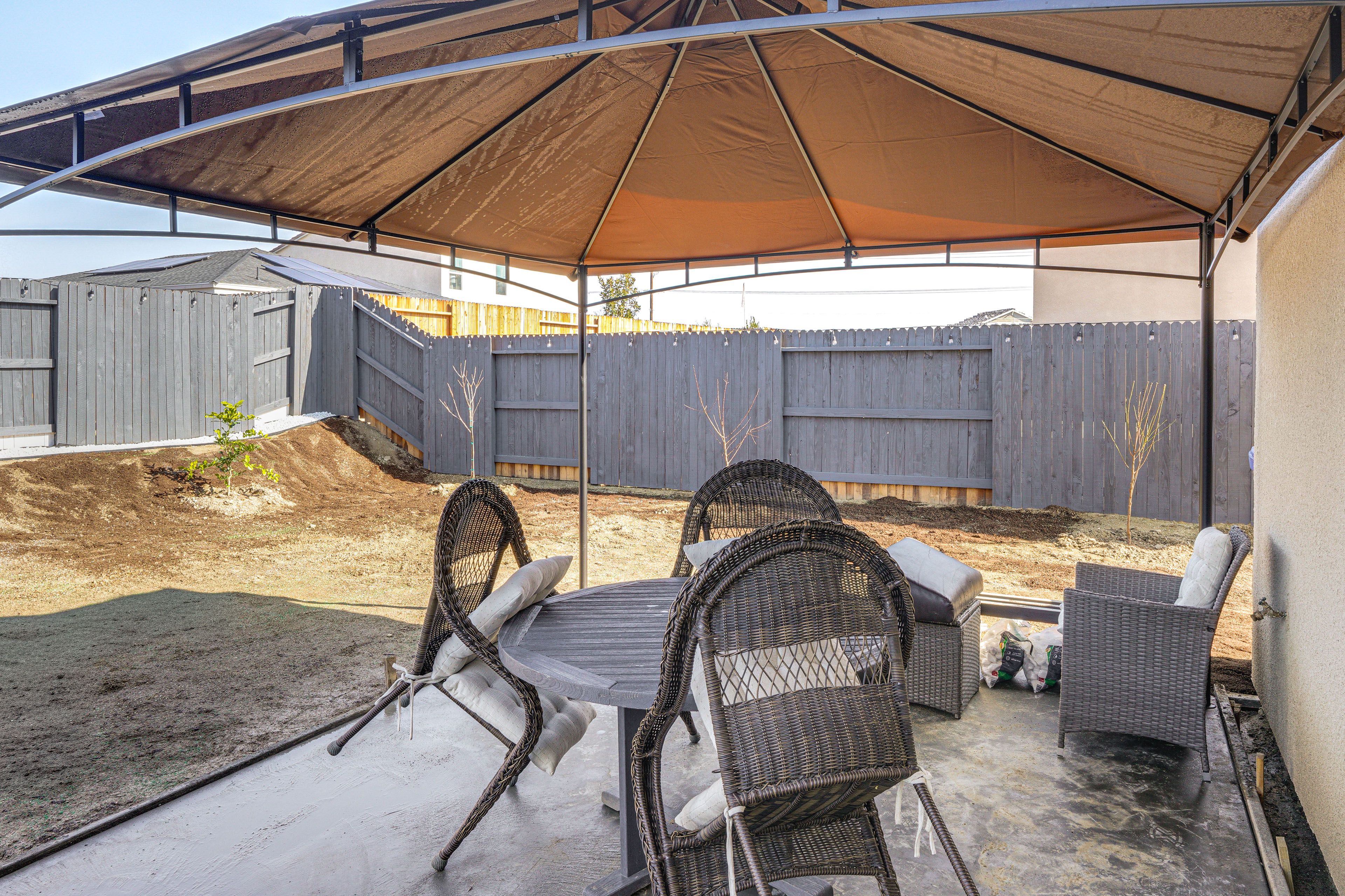 Gazebo | Fenced Backyard