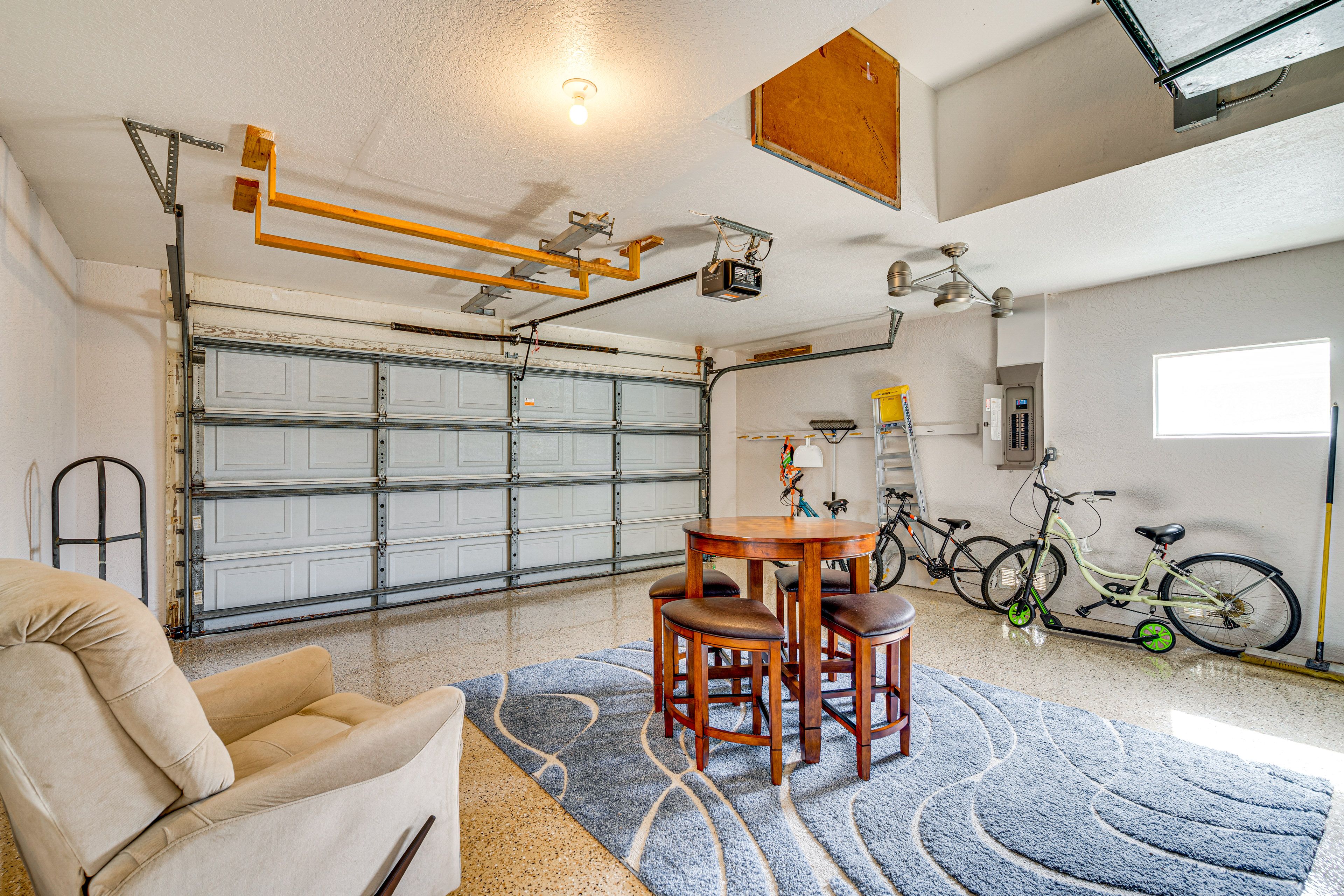 Game Area | Garage | Arcade Machines | Bicycles | Electric Scooter