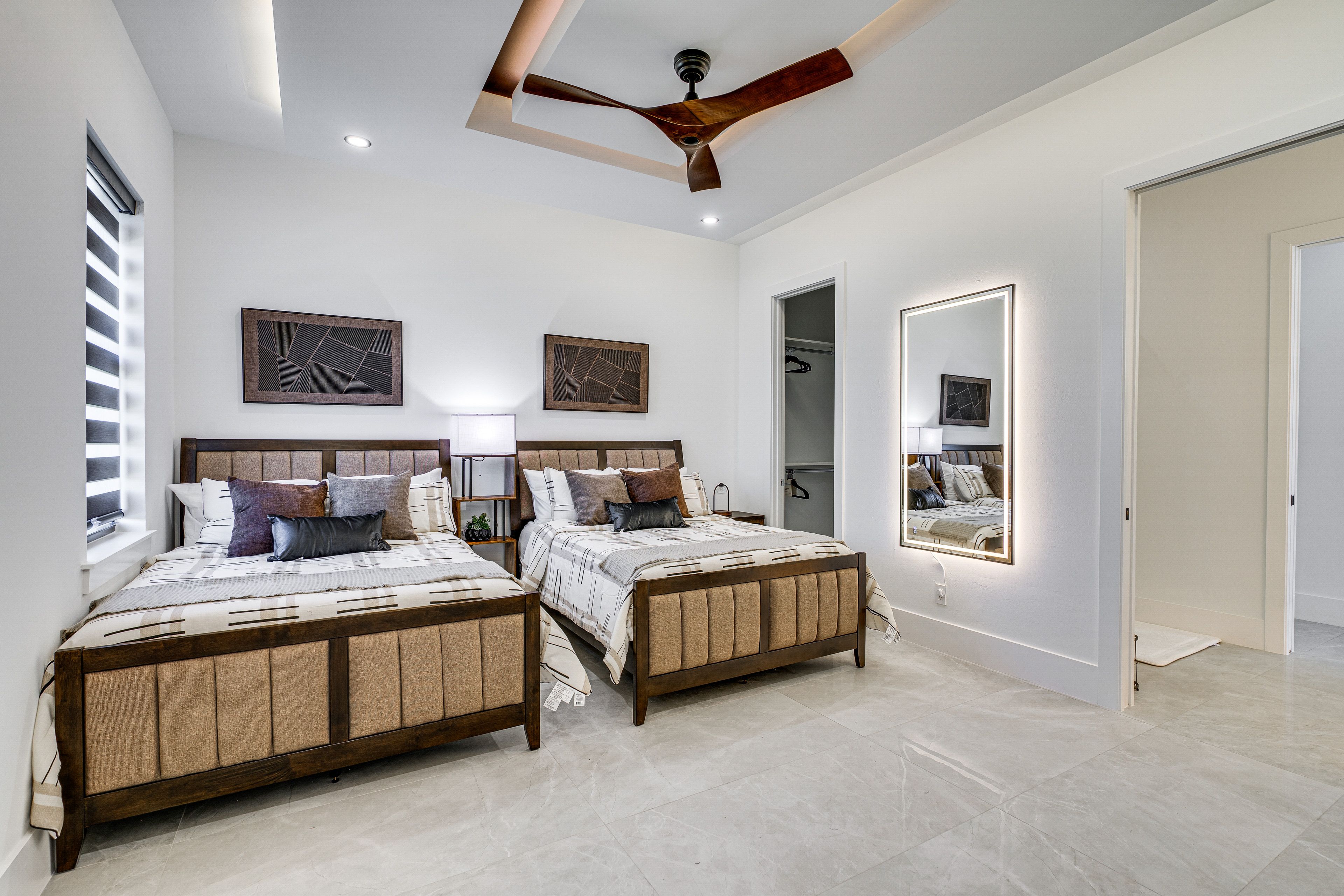 Bedroom 3 | 2 Full Beds | Smart TV