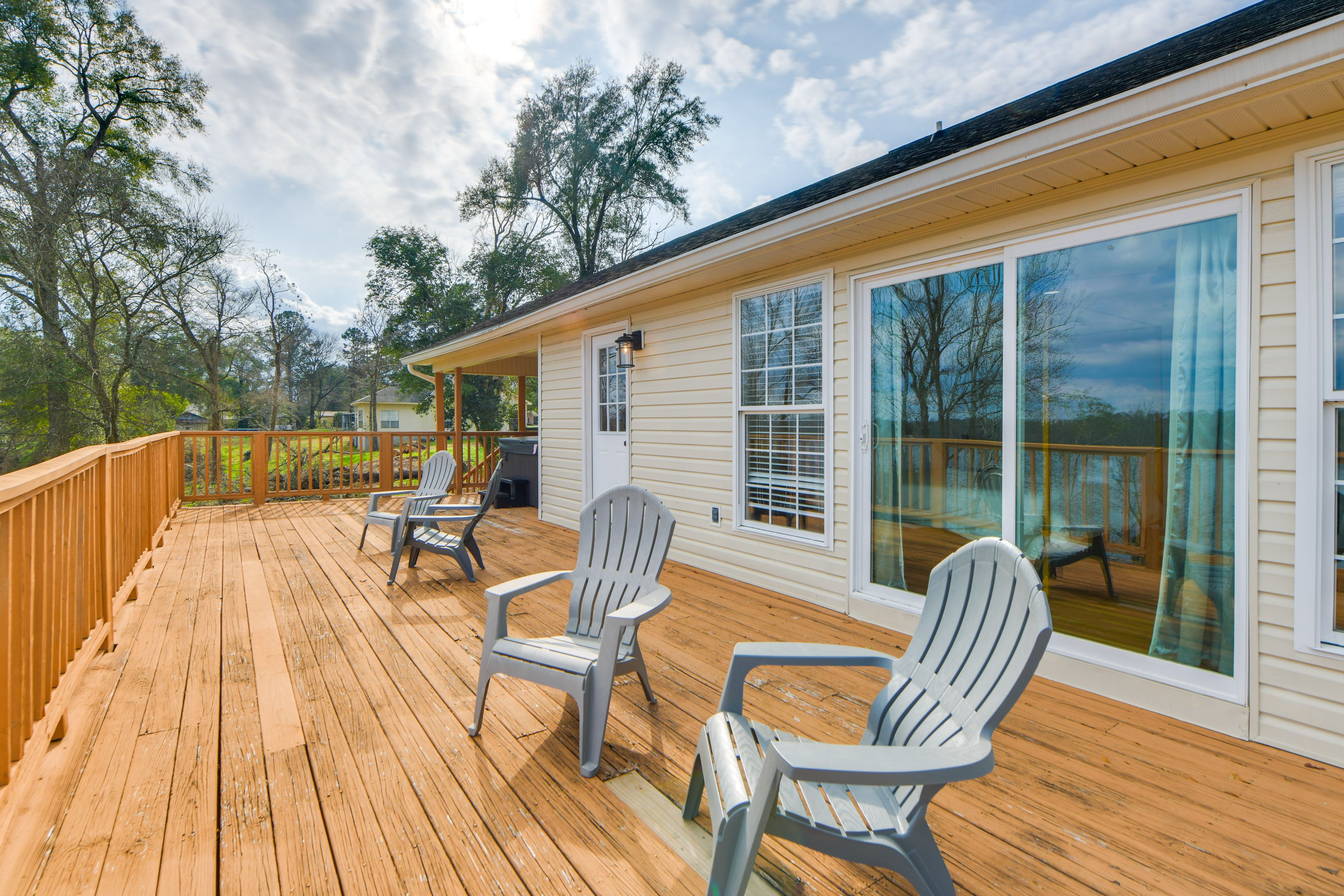 Furnished Deck | Private Hot Tub | Lake Views