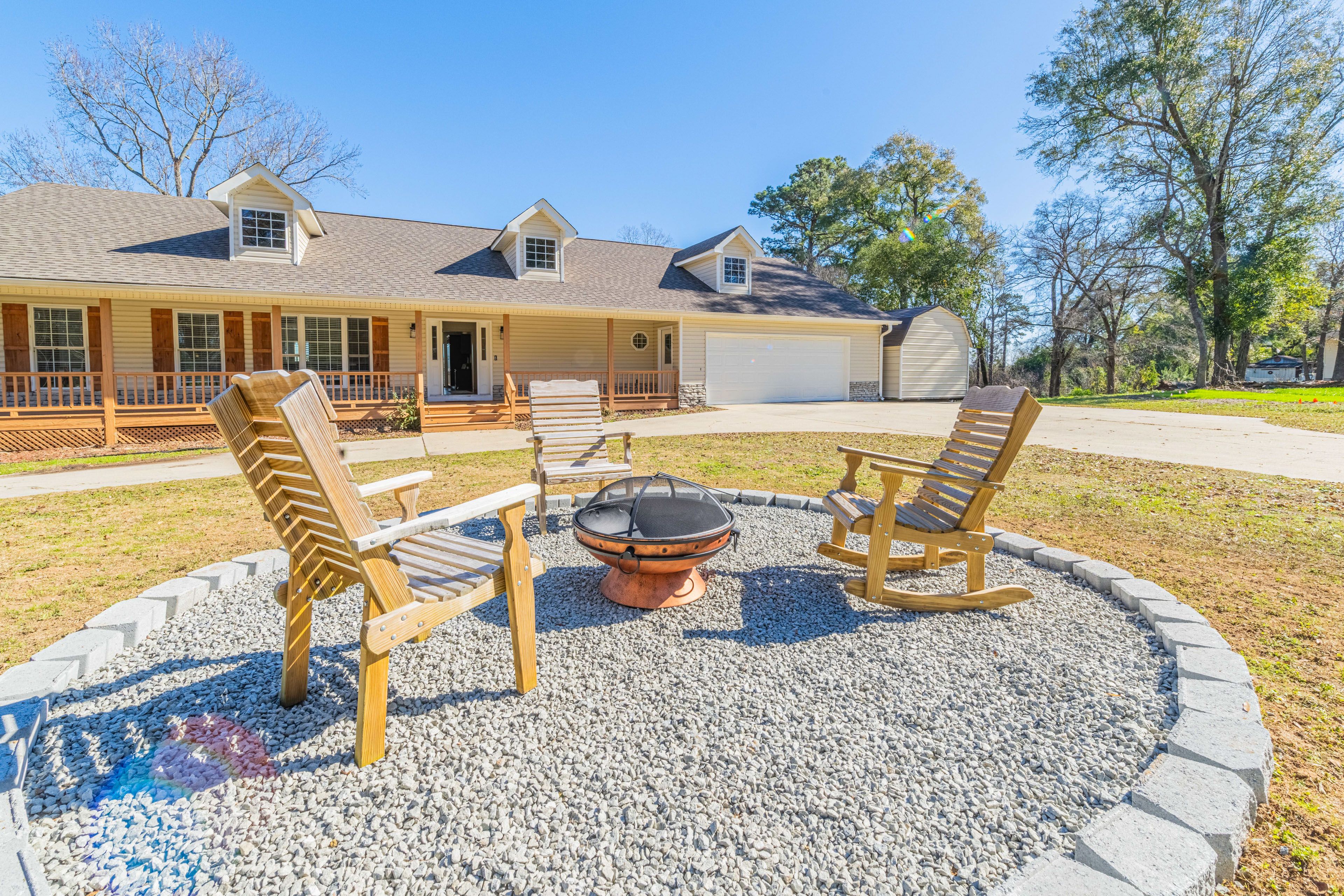 Spacious Yard | Wood-Burning Fire Pit
