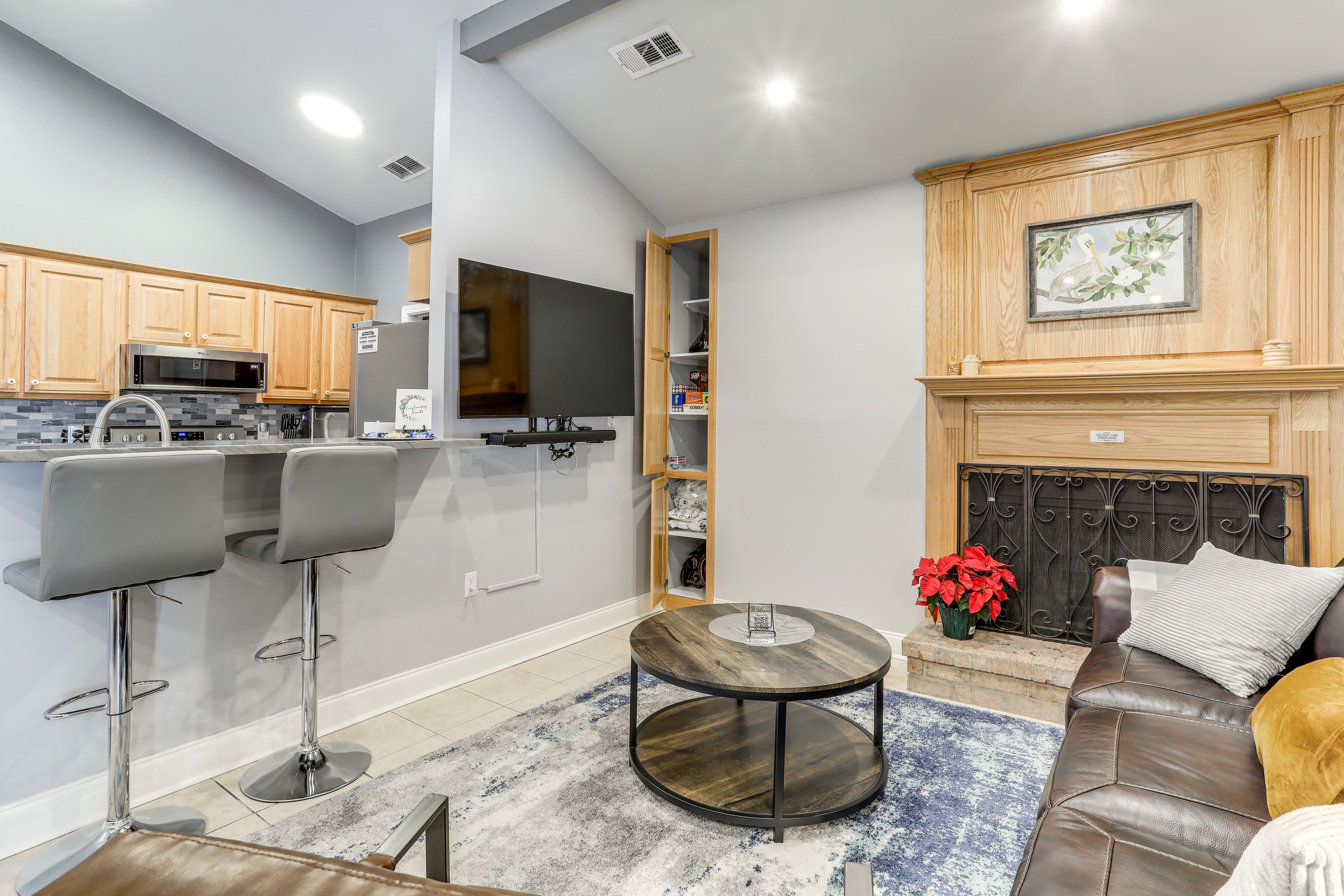 Living Room | Smart TV | Queen Sleeper Sofa