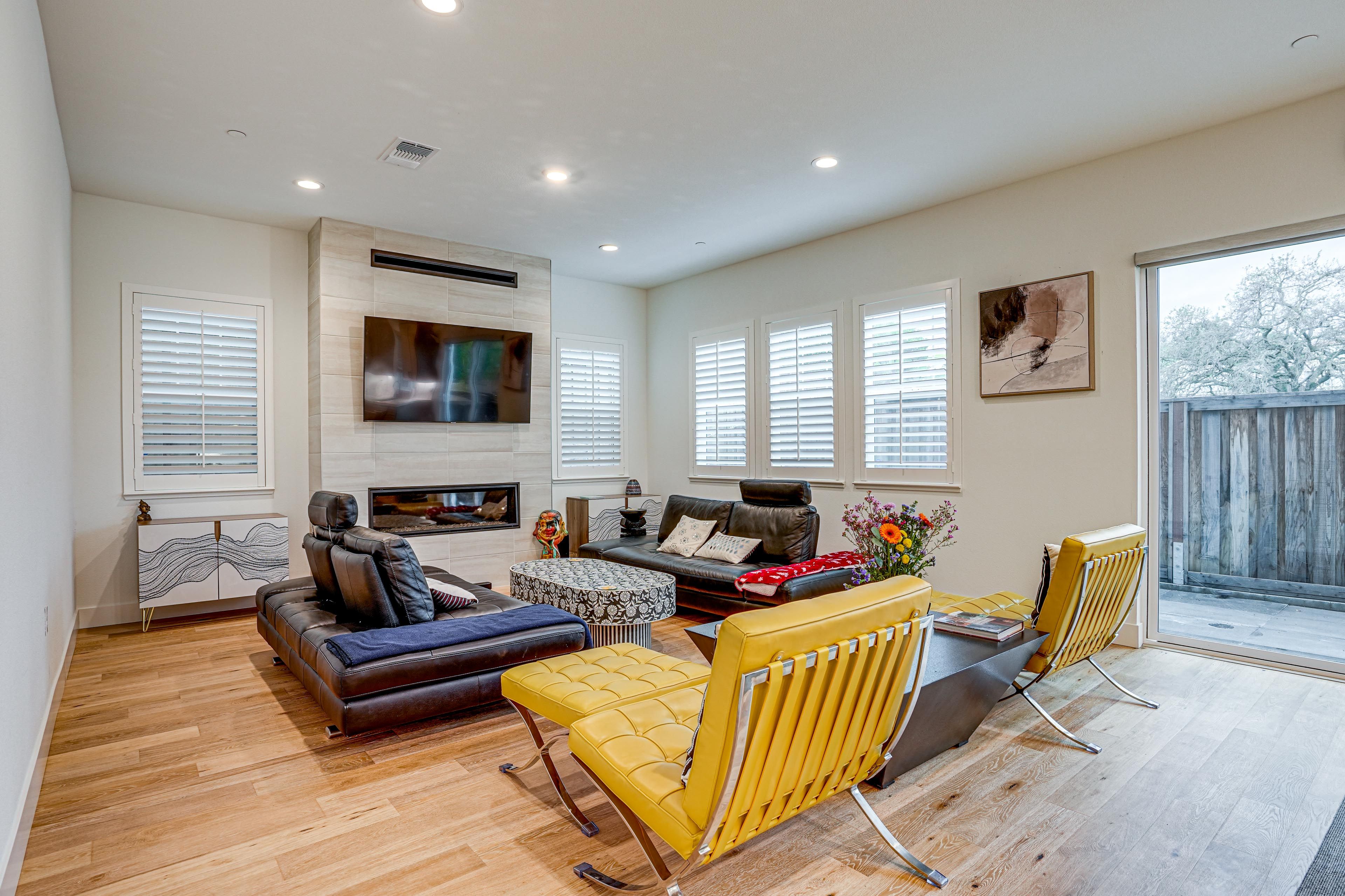 Living Room | 1st Floor | 2 Full Sleeper Sofas | Central A/C & Heat | Free WiFi