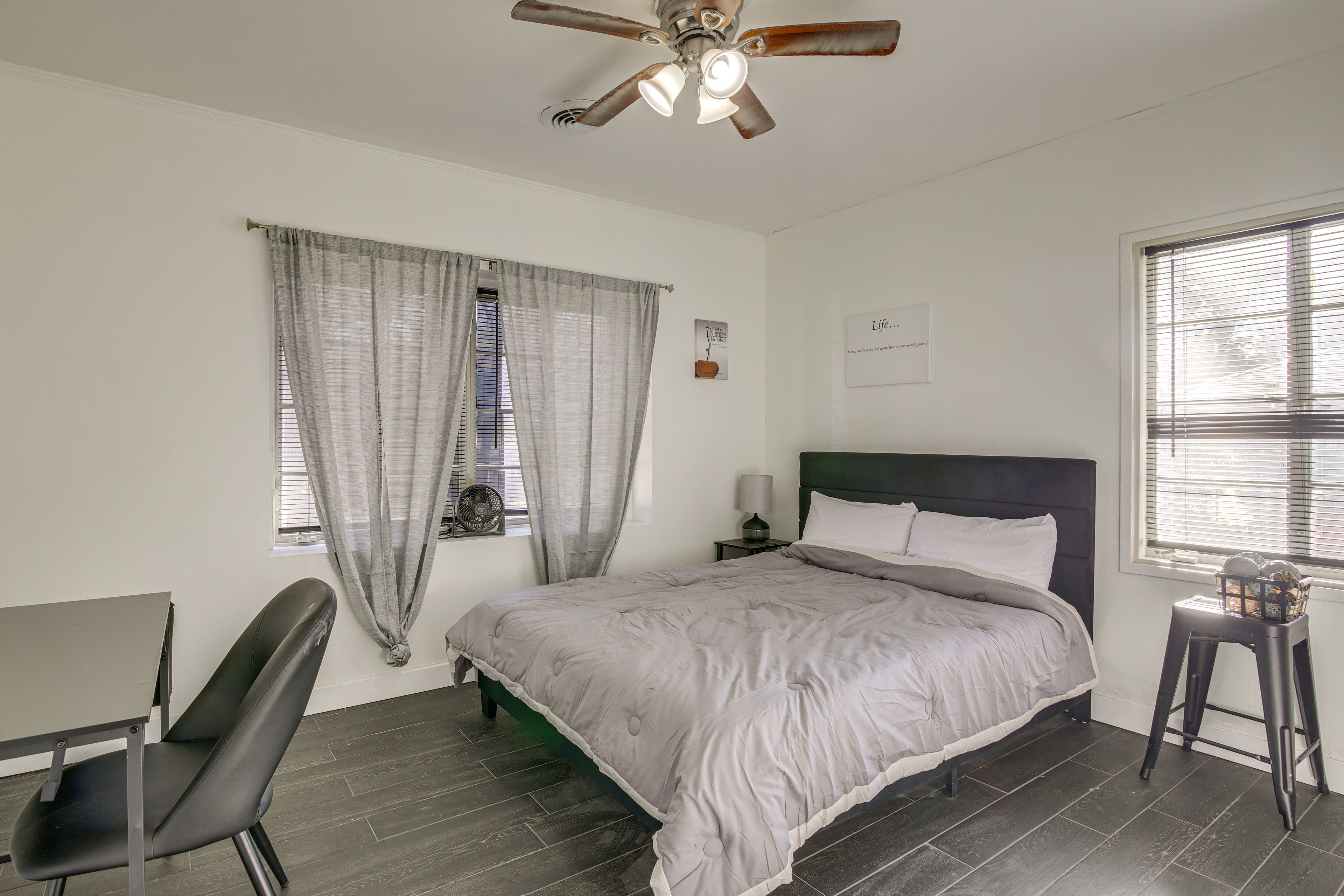 Bedroom 2 | Full Bed | Laptop-Friendly Workspace