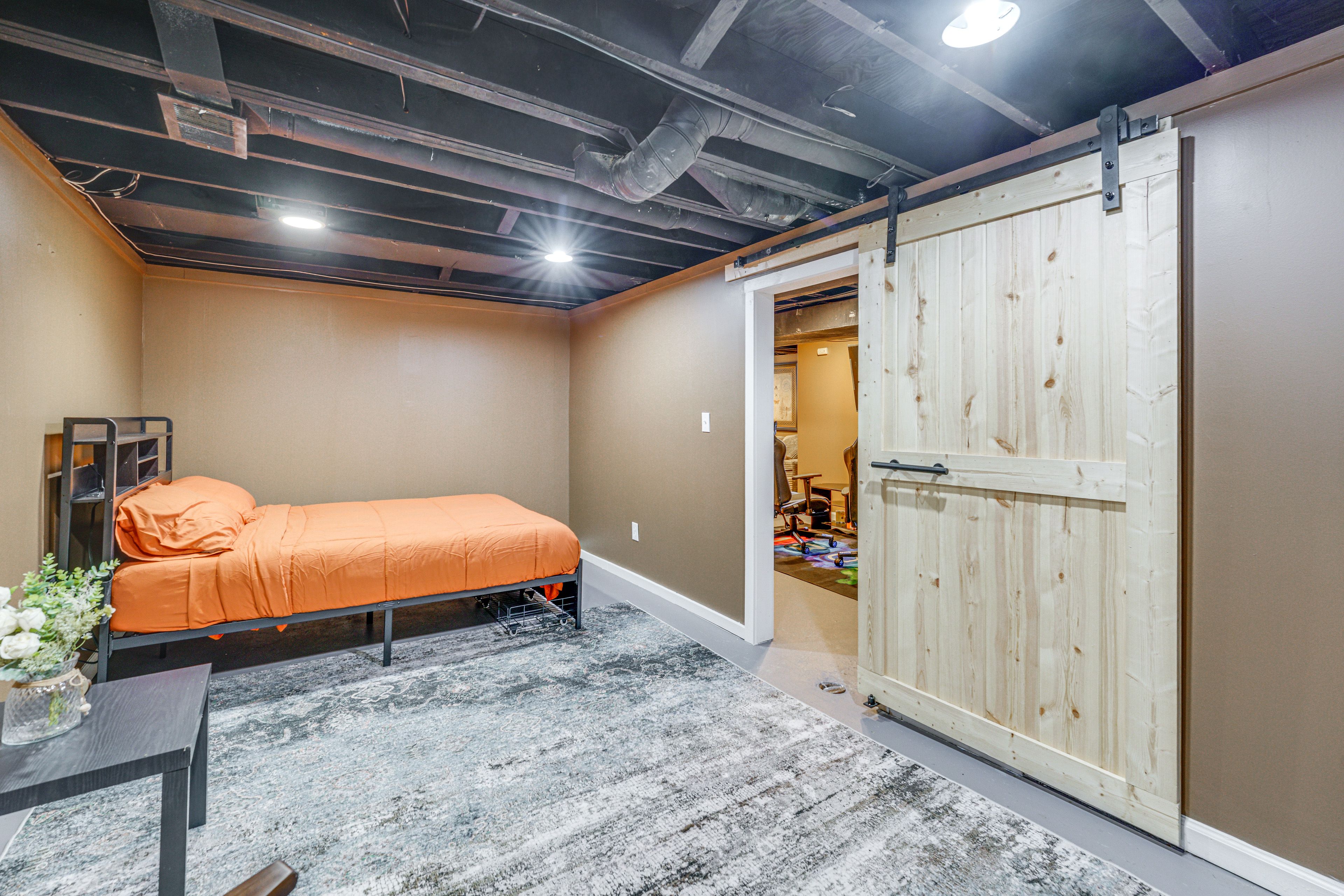 Bedroom 4 | Full Bed | Basement Level