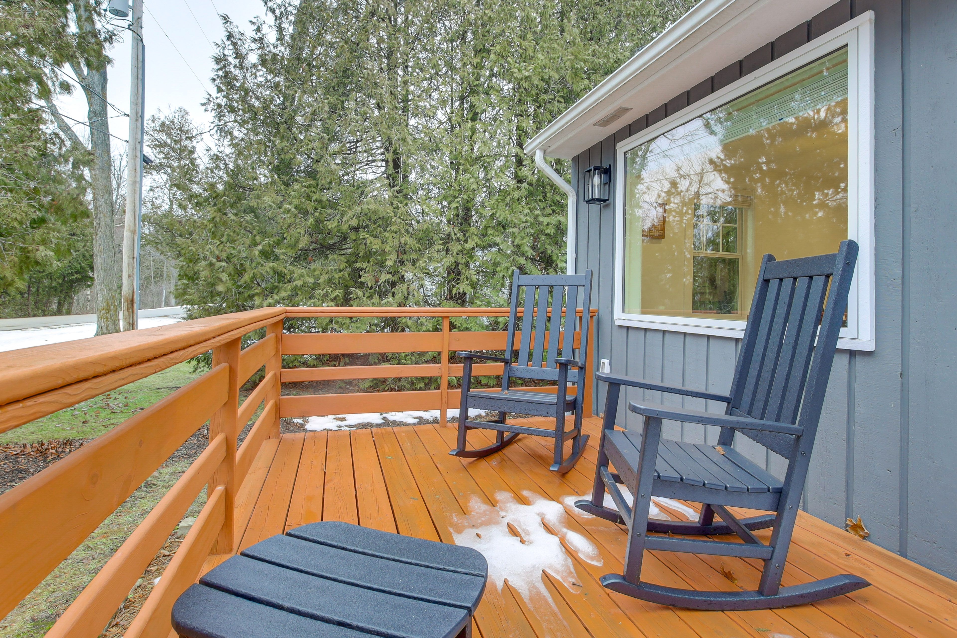 Private Deck | Rocking Chairs