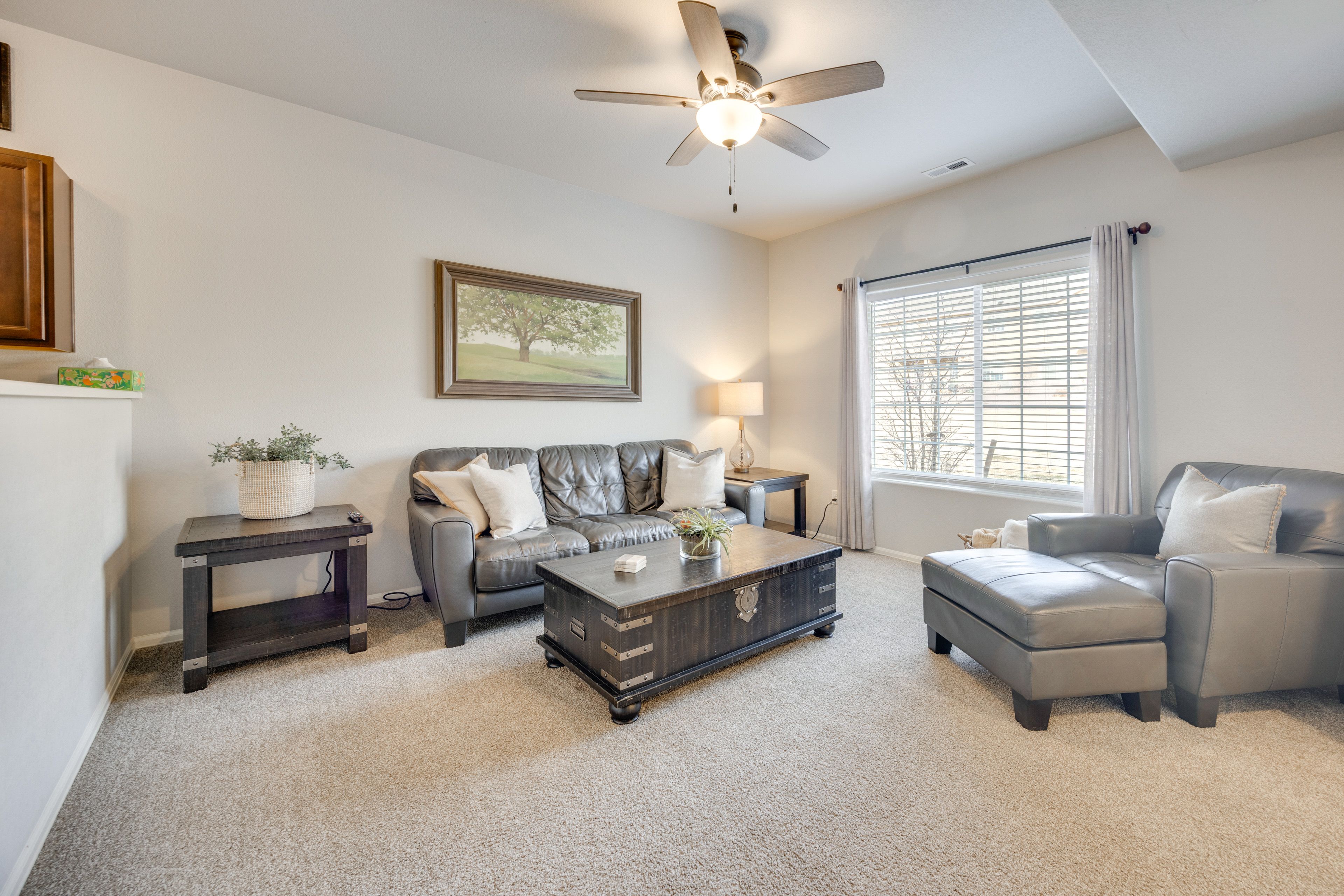 Living Room | Free WiFi | Central A/C & Heat | 1st Floor