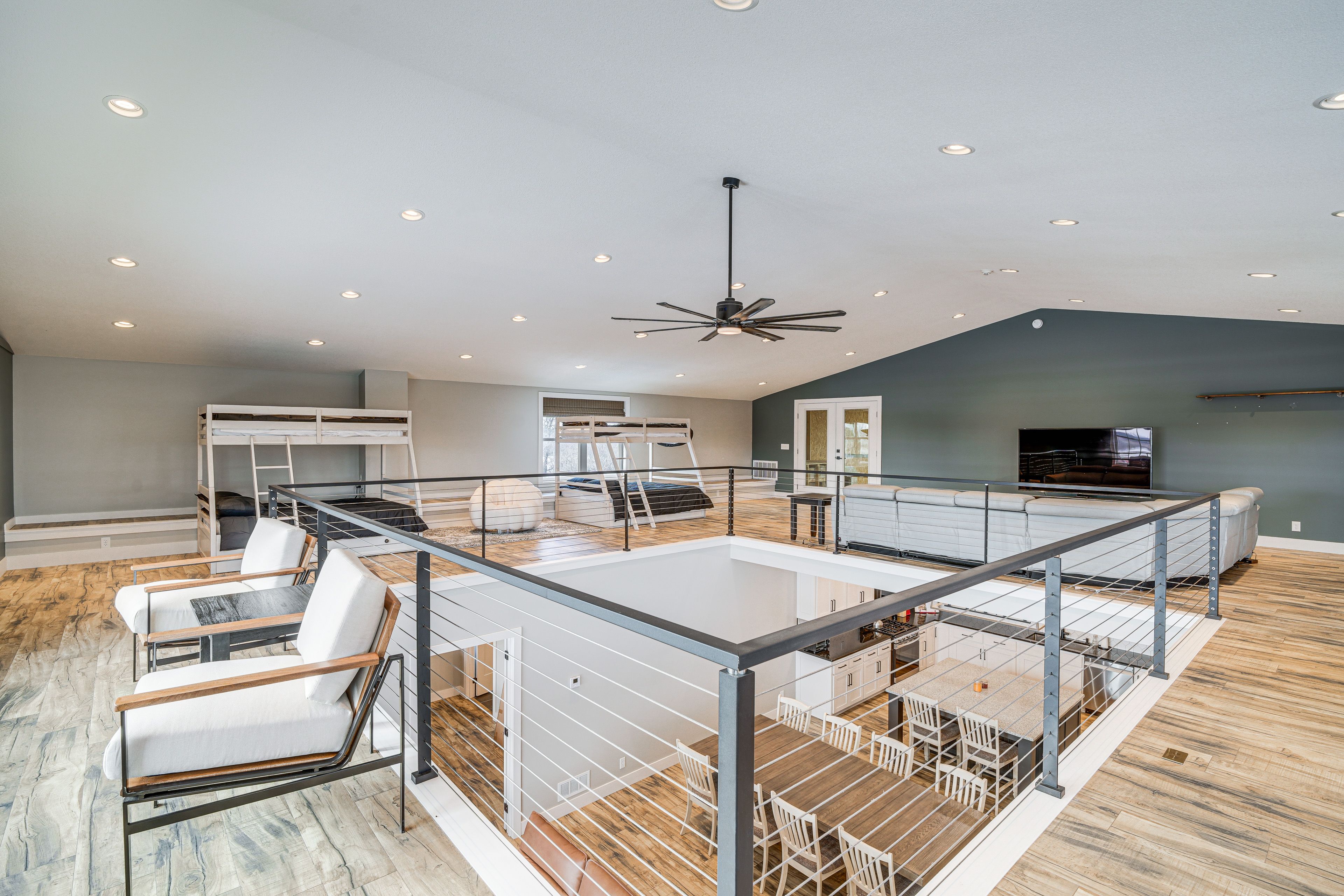 Loft | 2 Twin/Full Bunk Beds | 2 Full Sleeper Sofas | 2nd Floor