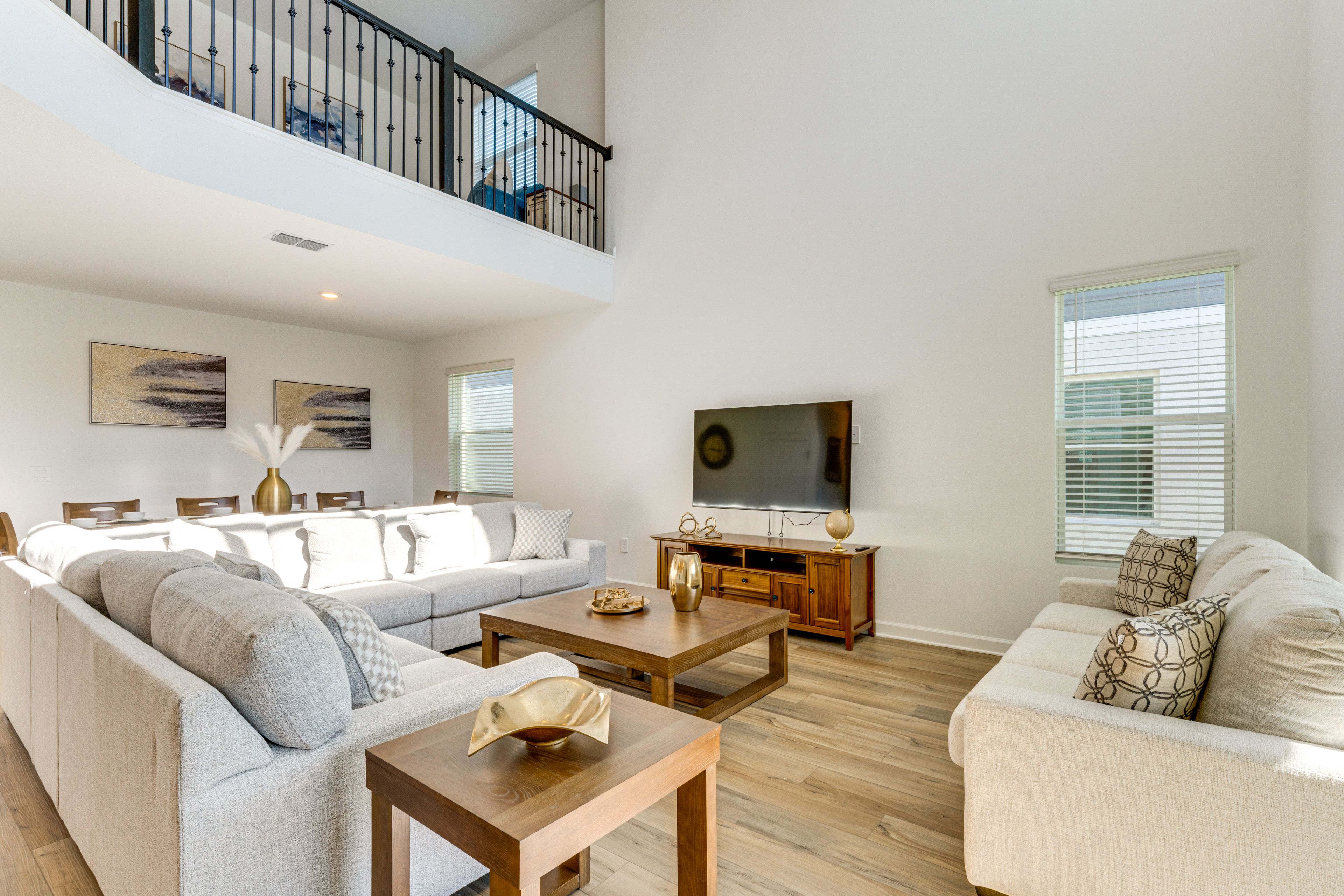 Living Room | 1st Floor | Queen Sleeper Sofa