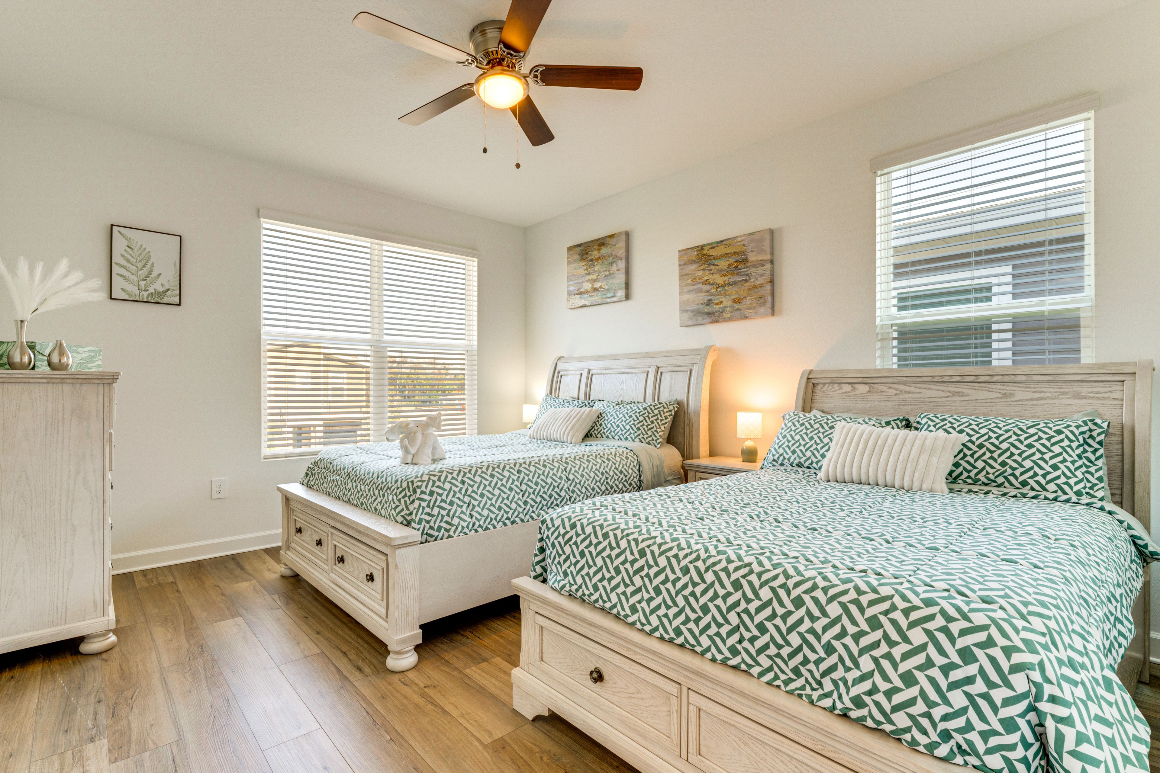 Bedroom 3 | 2nd Floor | 2 Queen Beds