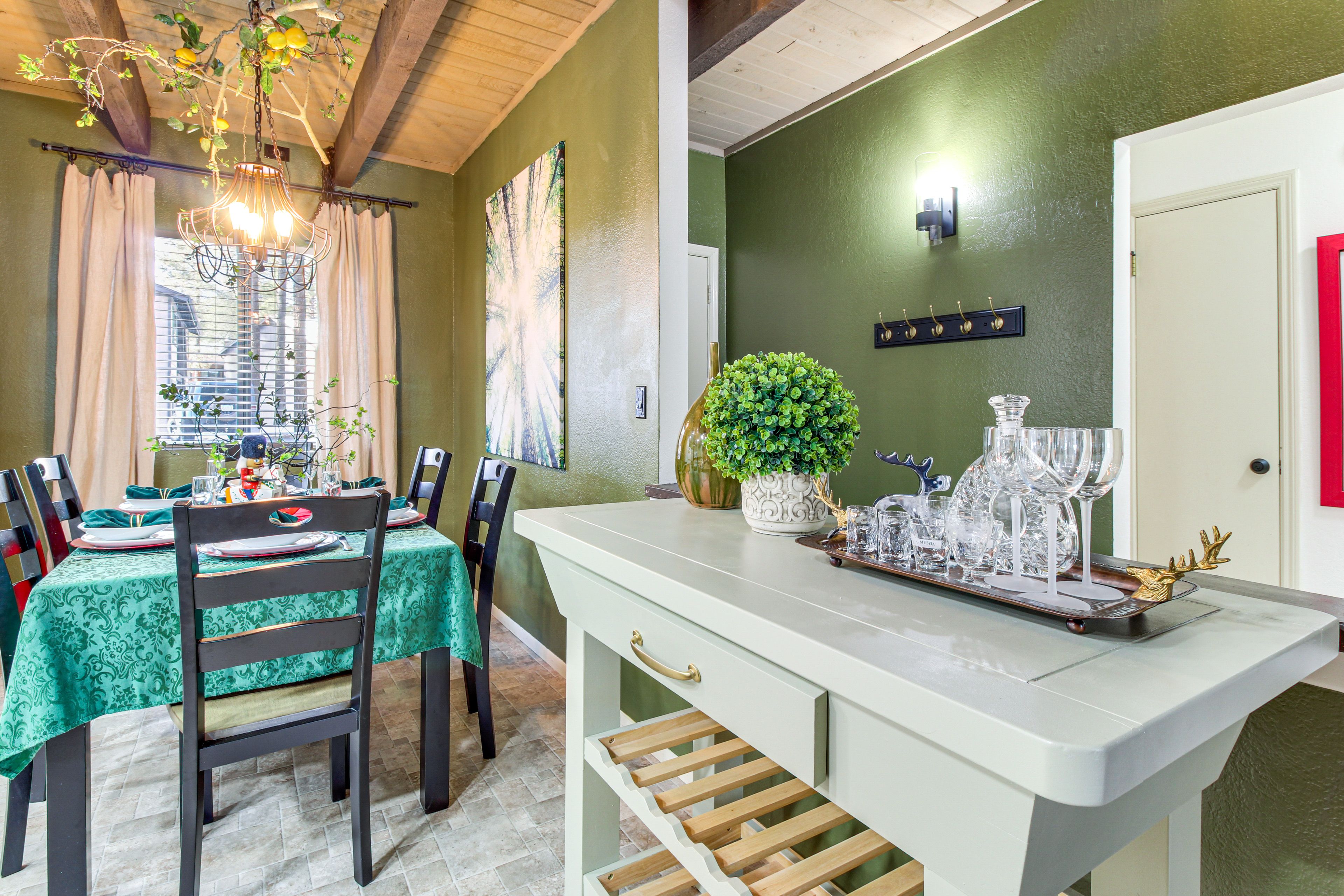 Dining Area | Bar Cart | Cooking Basics