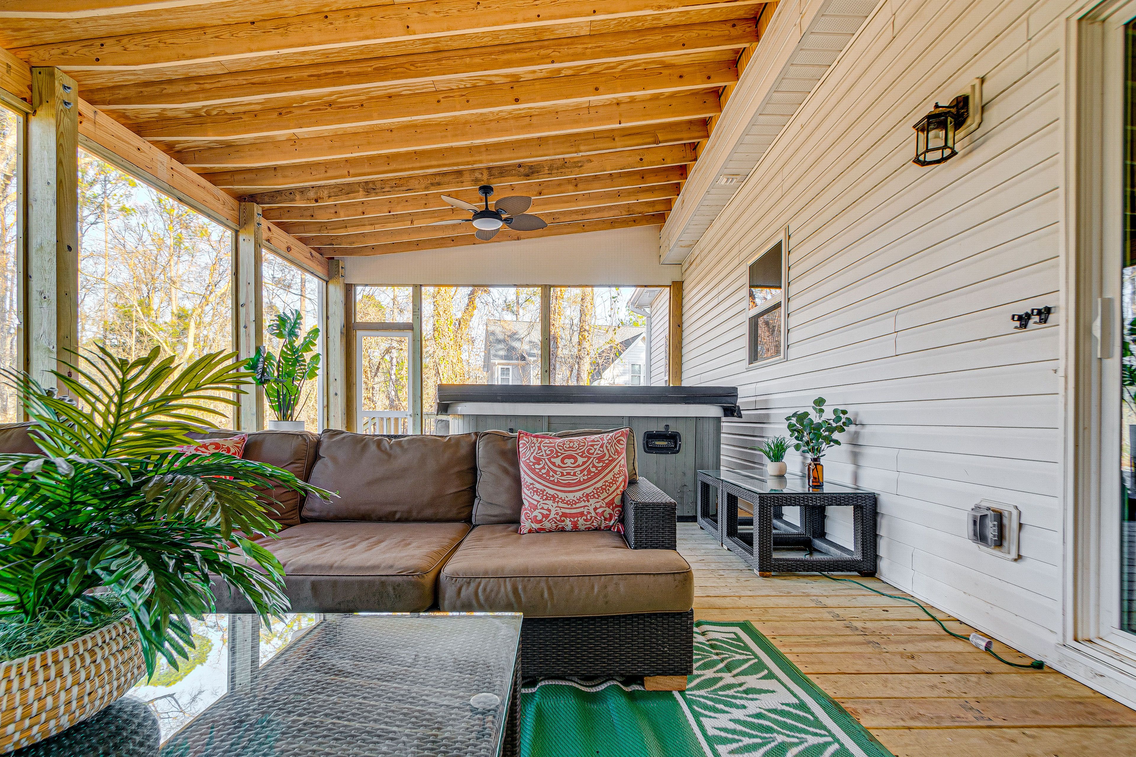 Durham Vacation Rental | 3BR | 2BA | 2,000 Sq Ft | Stairs to Enter