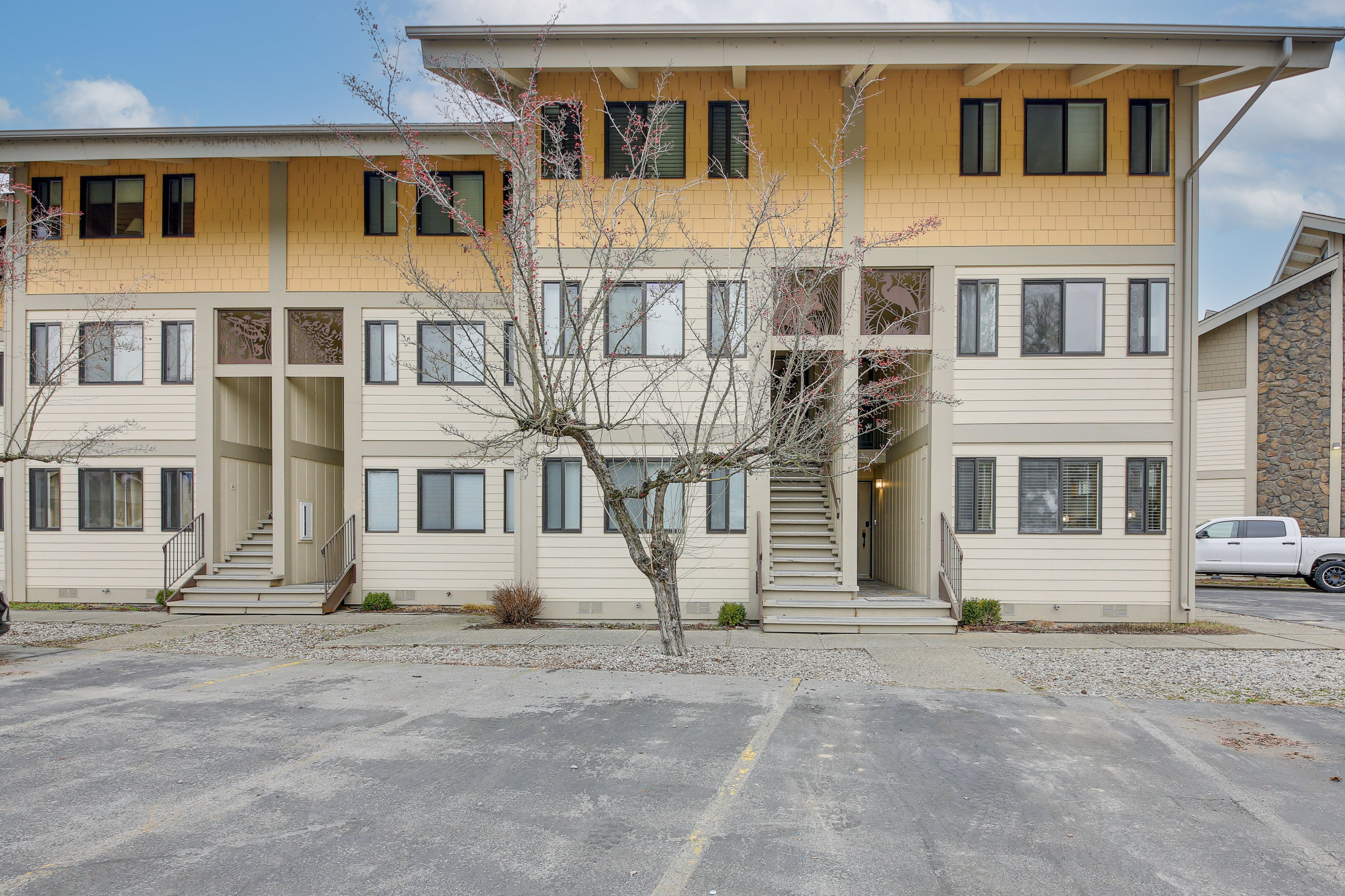 Community Parking Lot | First-Come, First-Served