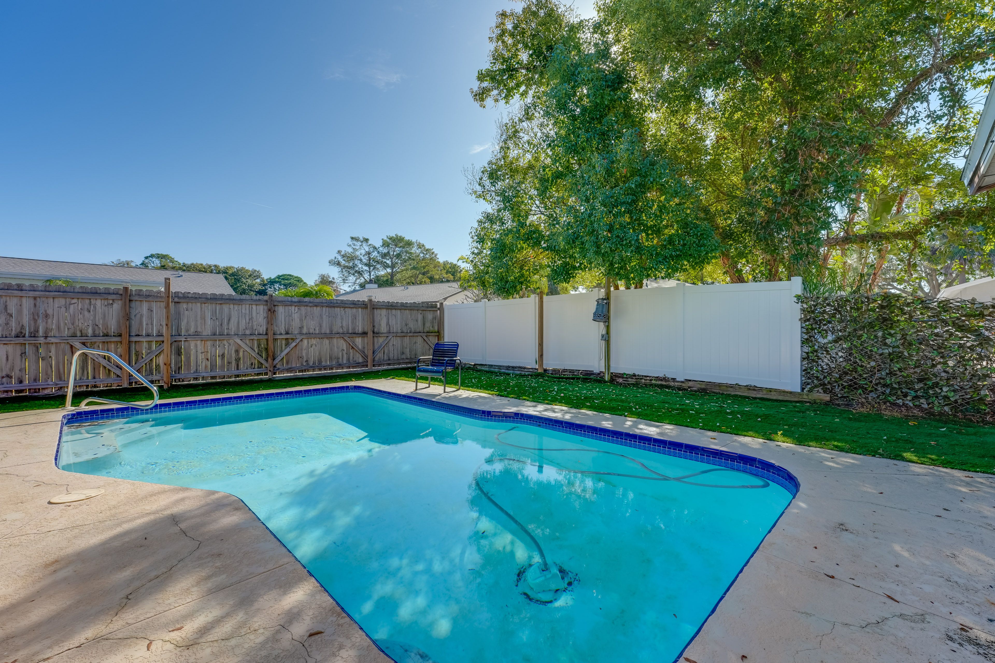 Shared Outdoor Amenities | Fenced Backyard | Pool