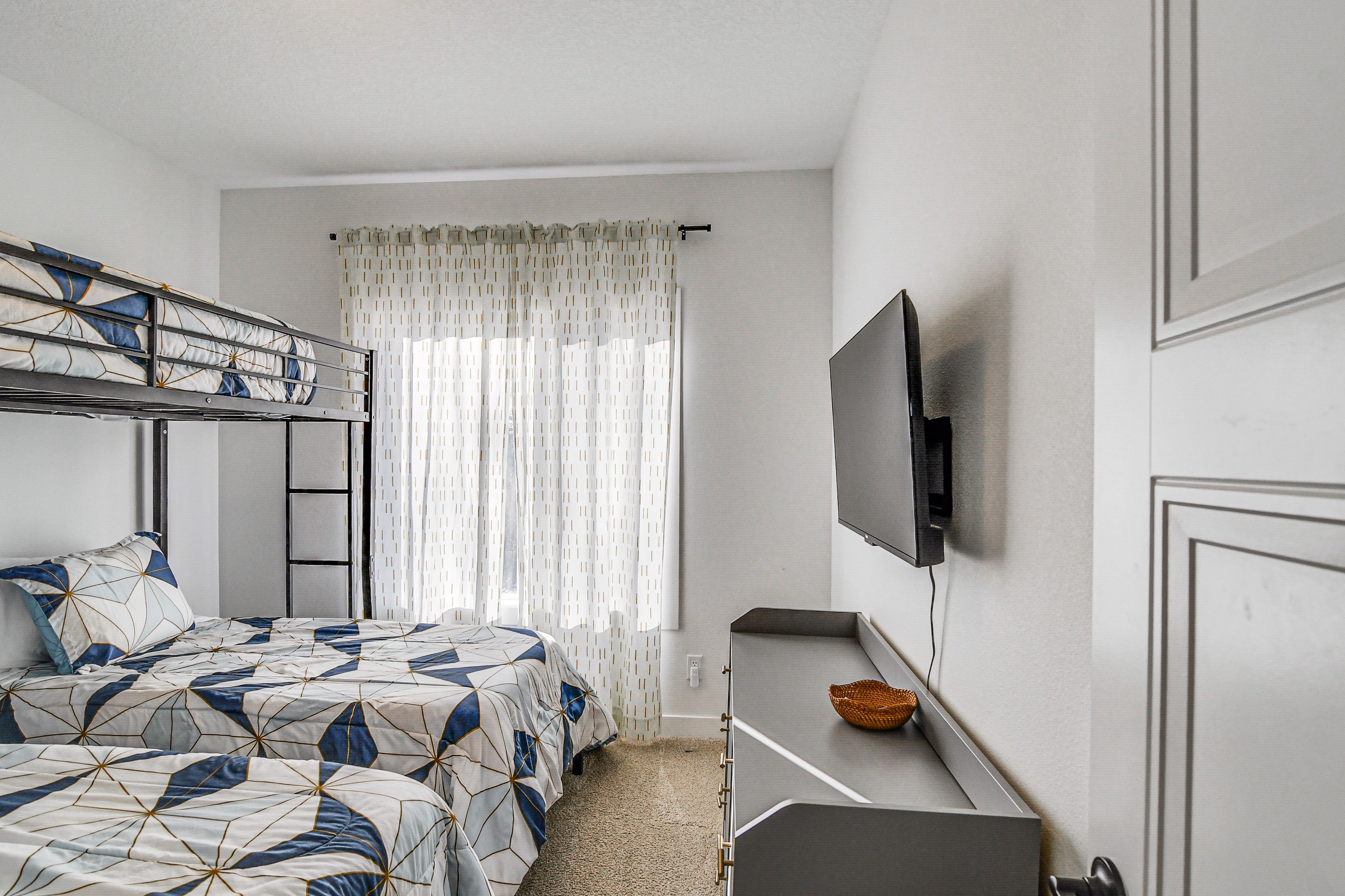 Bedroom 2 | 2 Full Beds | Lofted Full Bed | Main Level