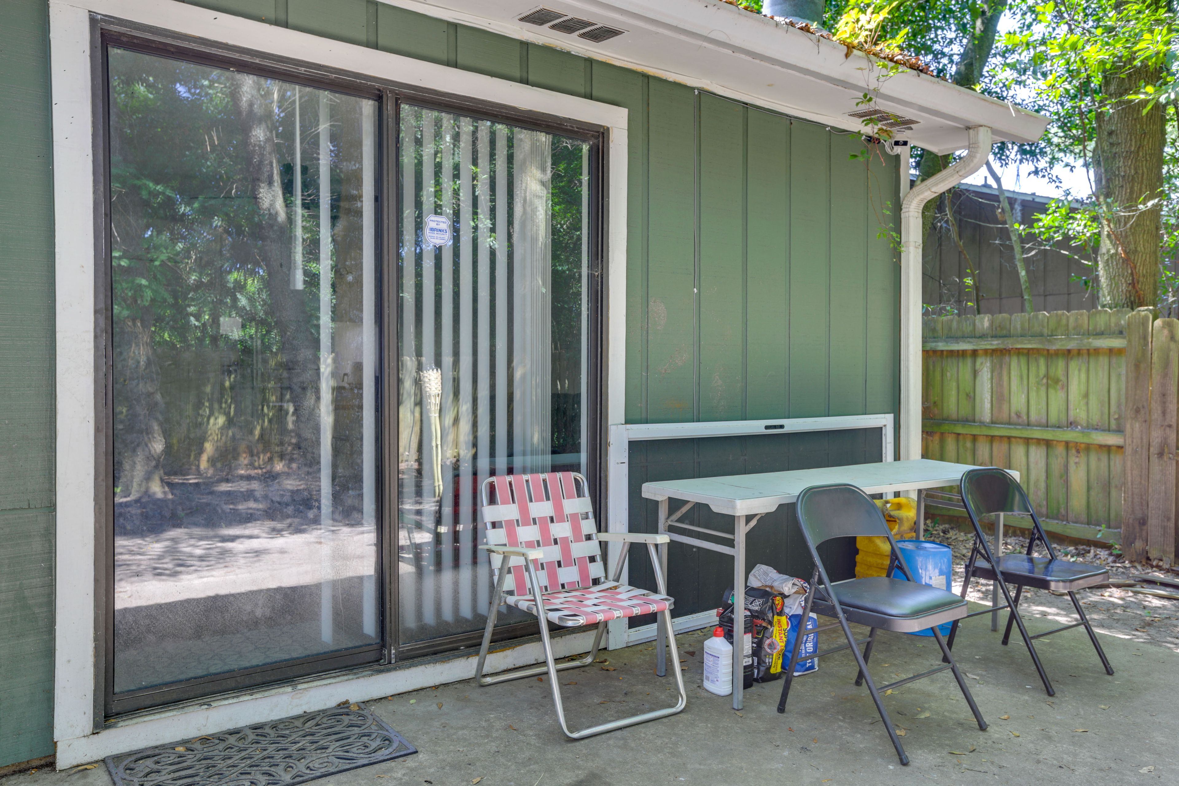 Fenced-In Yard | Patio w/ Seating | 2 Charcoal Grills