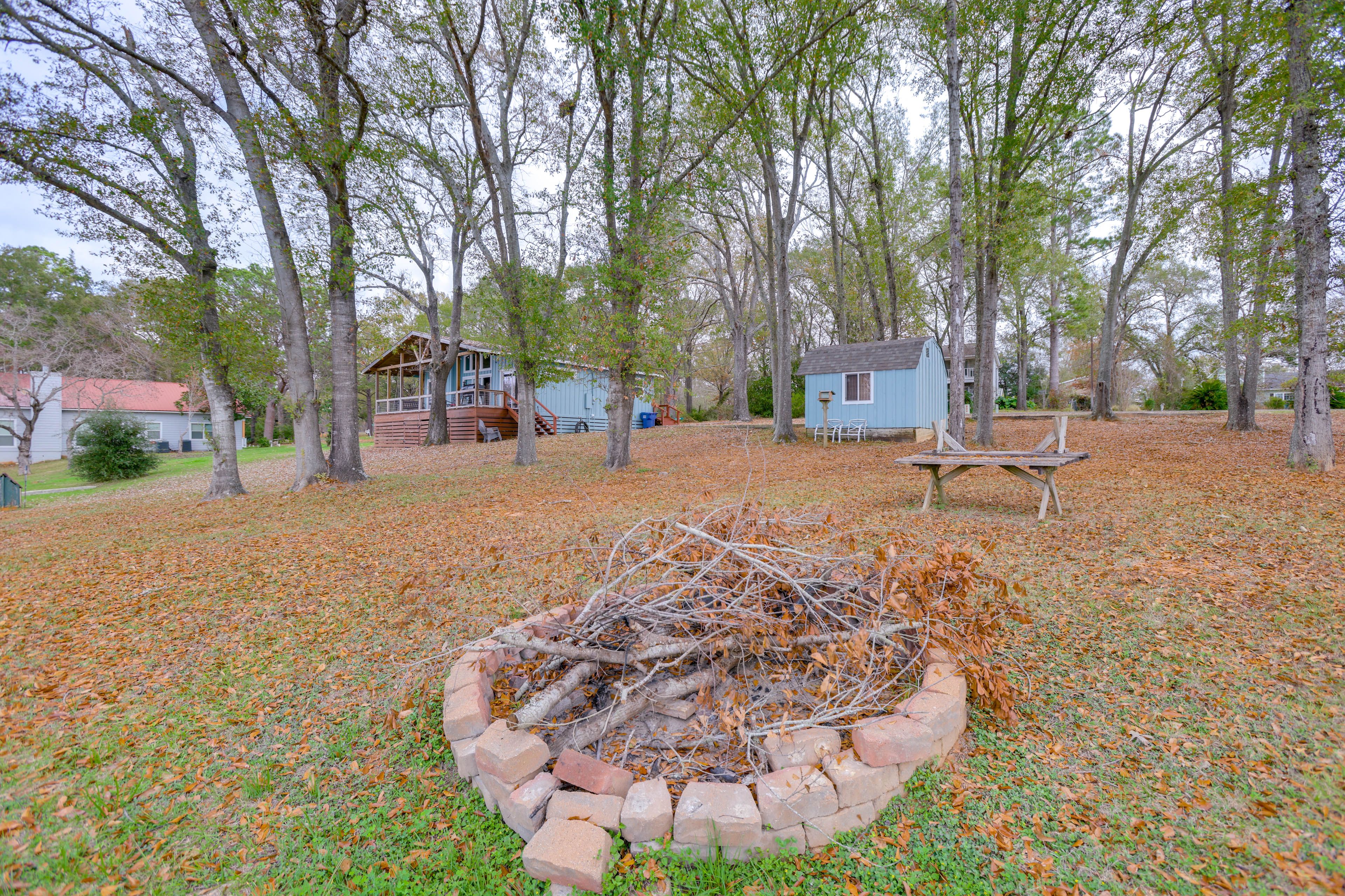 Wood-Burning Fire Pit
