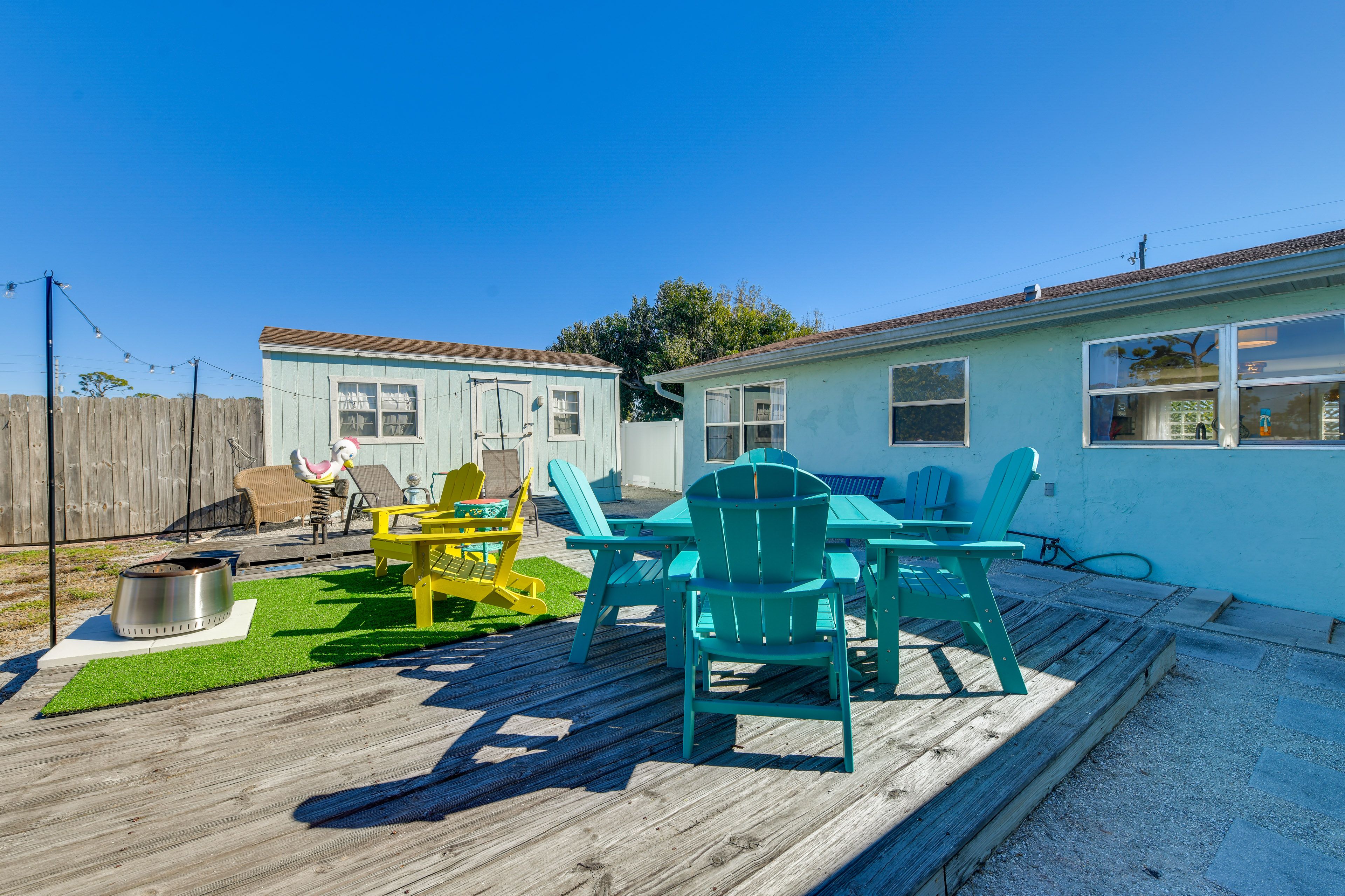 Private Backyard Area