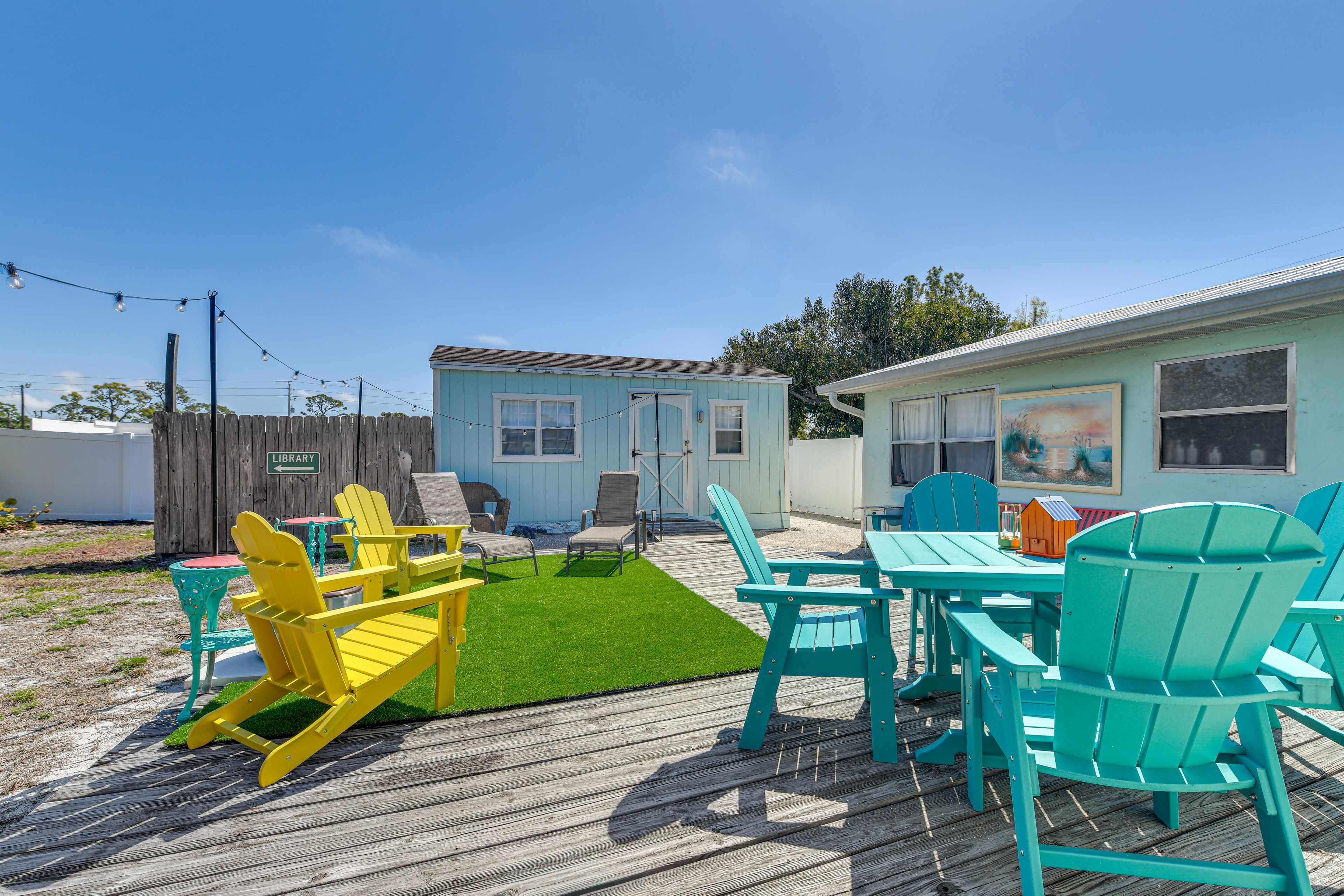 Private Backyard Area