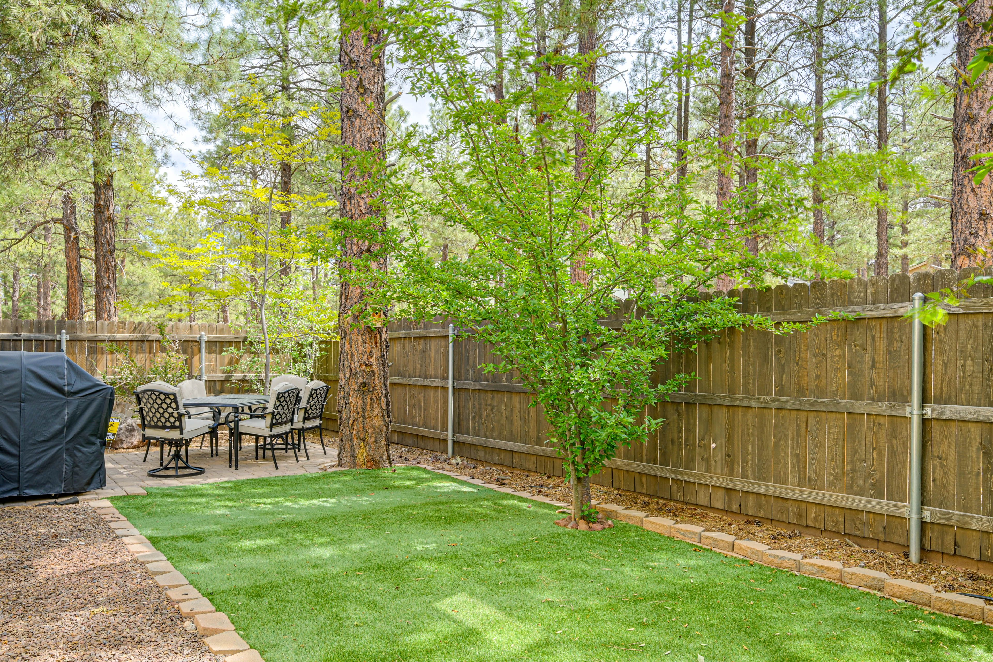 Private Backyard Area