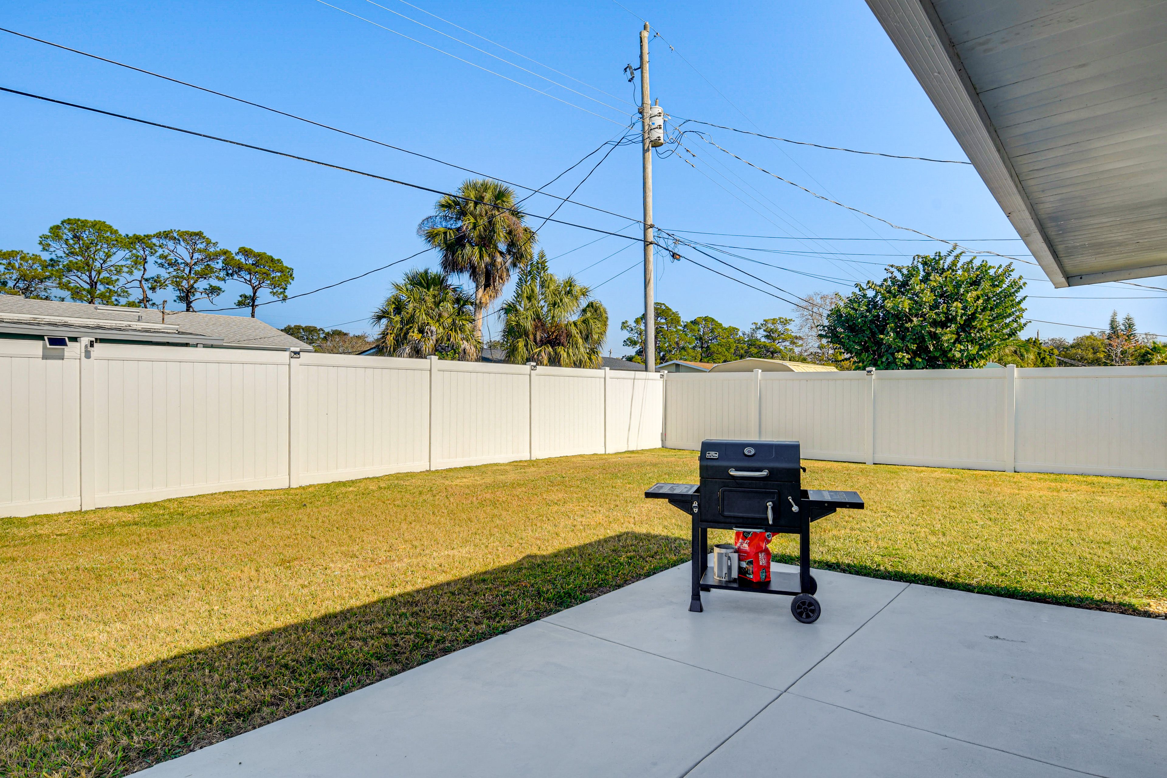 Private Backyard Area