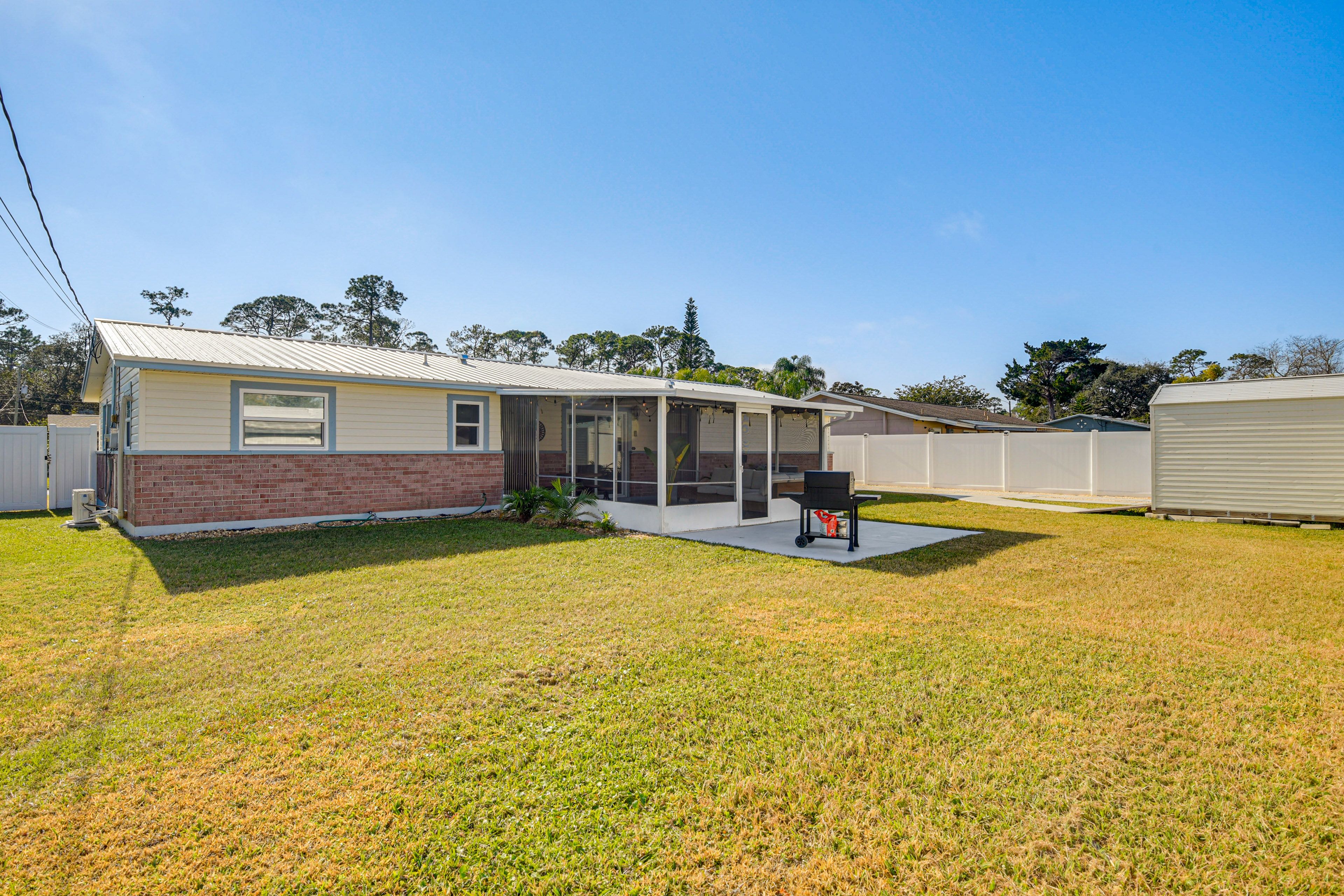Private Backyard Area