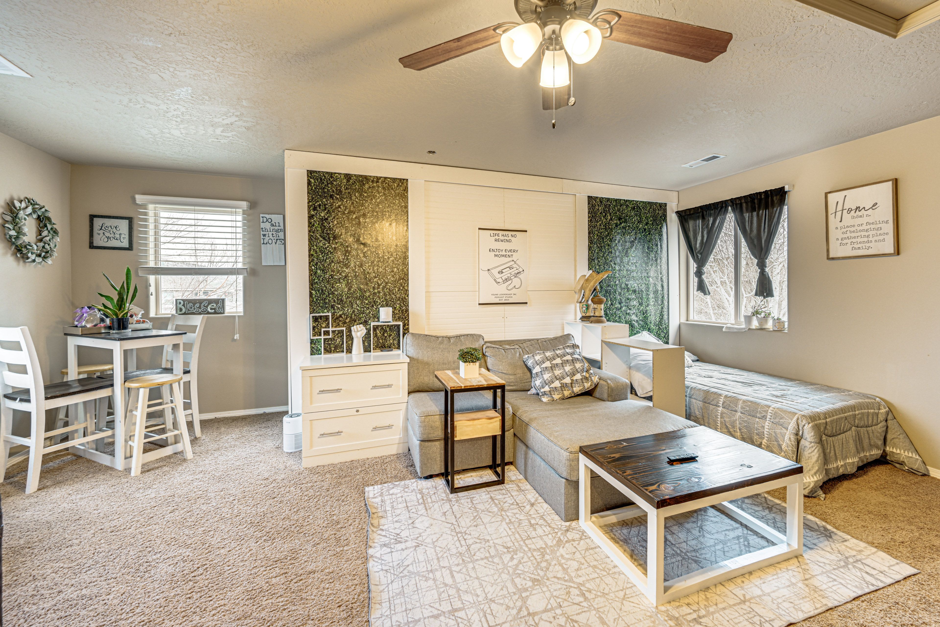 Bedroom 4 (Media Room) | Queen Sleeper Sofa | Full Bed | Twin Bed | 2nd Floor