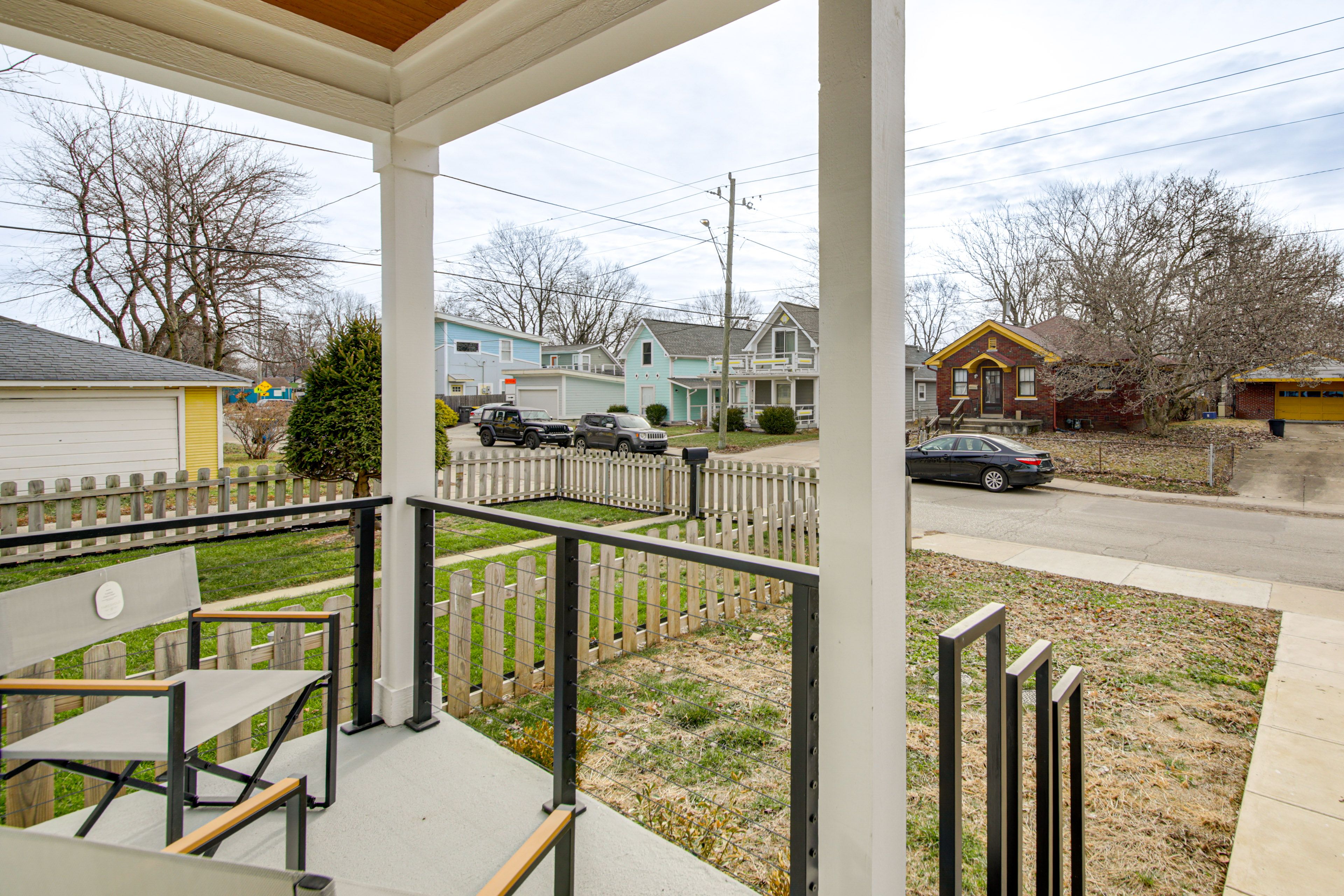 Covered Front Porch | Private Yard