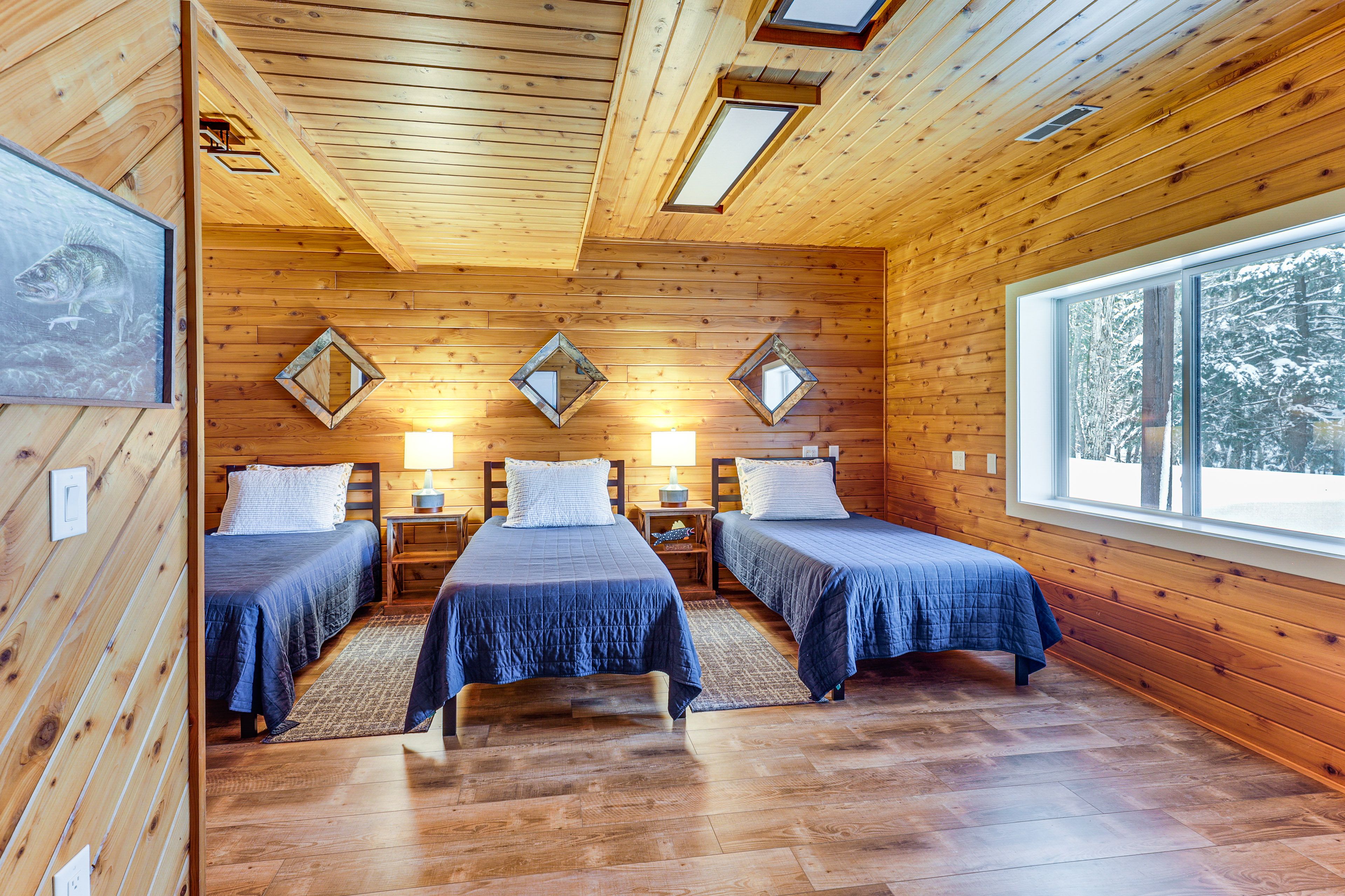 Bedroom 5 | 3 Twin Beds | Lower Floor