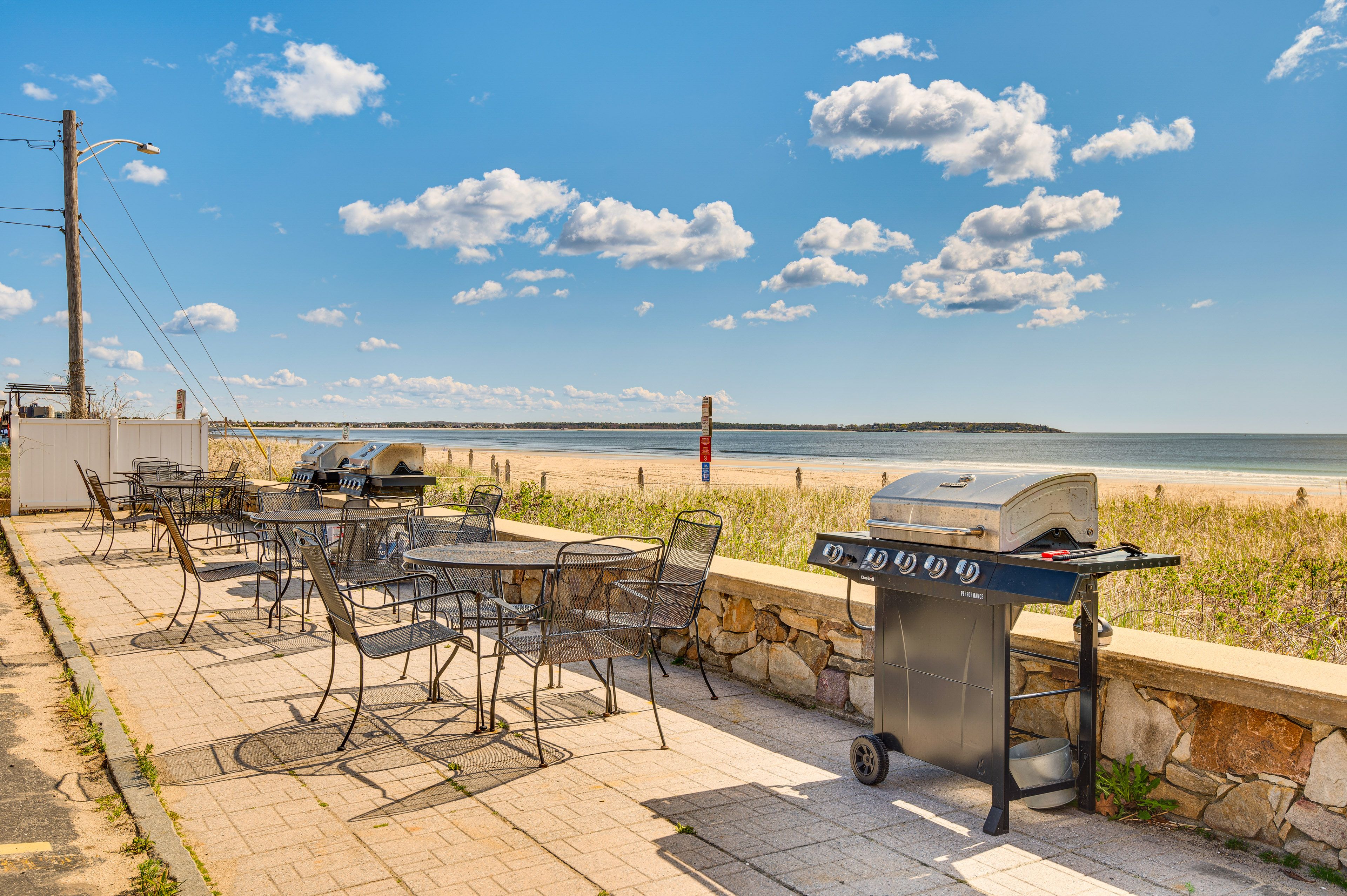 The Beachfront Condotel | Community Grill Area
