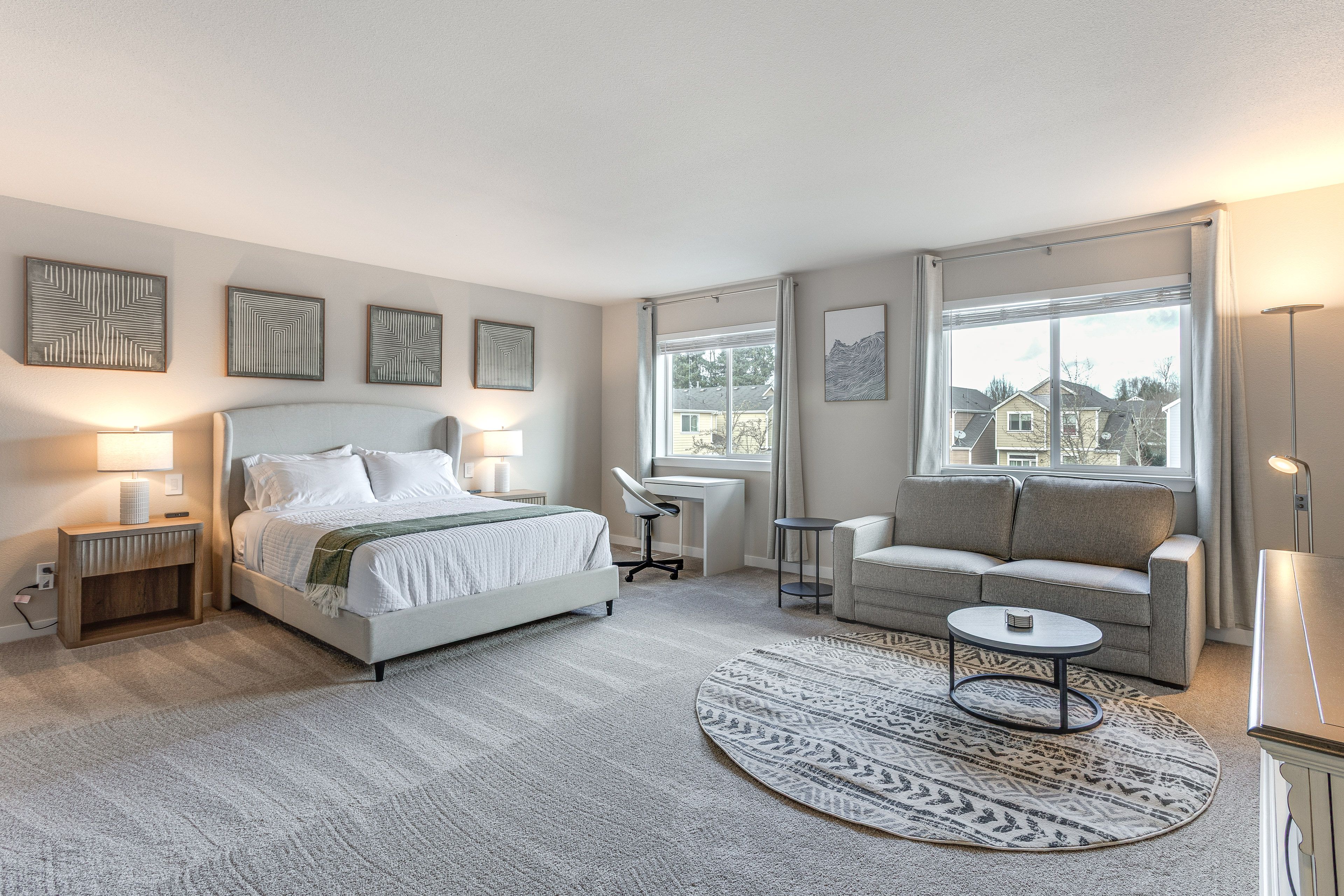 Bedroom 1 | Queen Bed | Full Sleeper Sofa | 2nd Floor