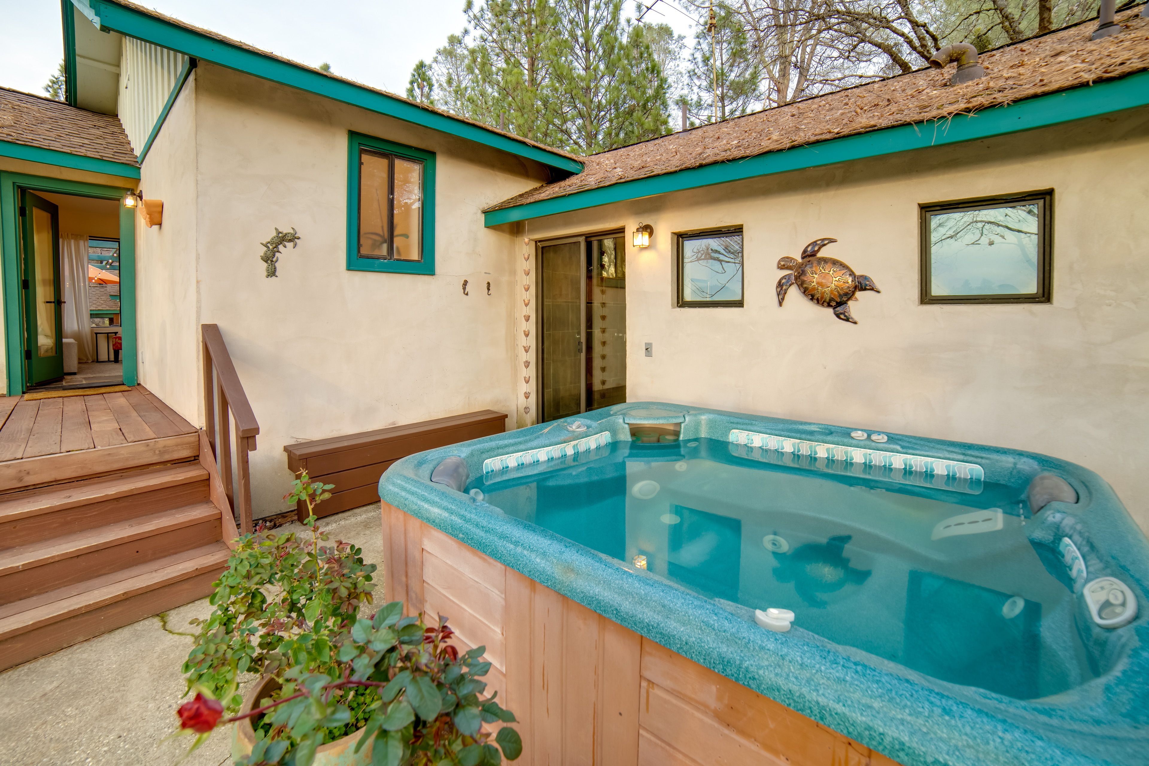 Private Hot Tub | Fenced Backyard | Dining Area