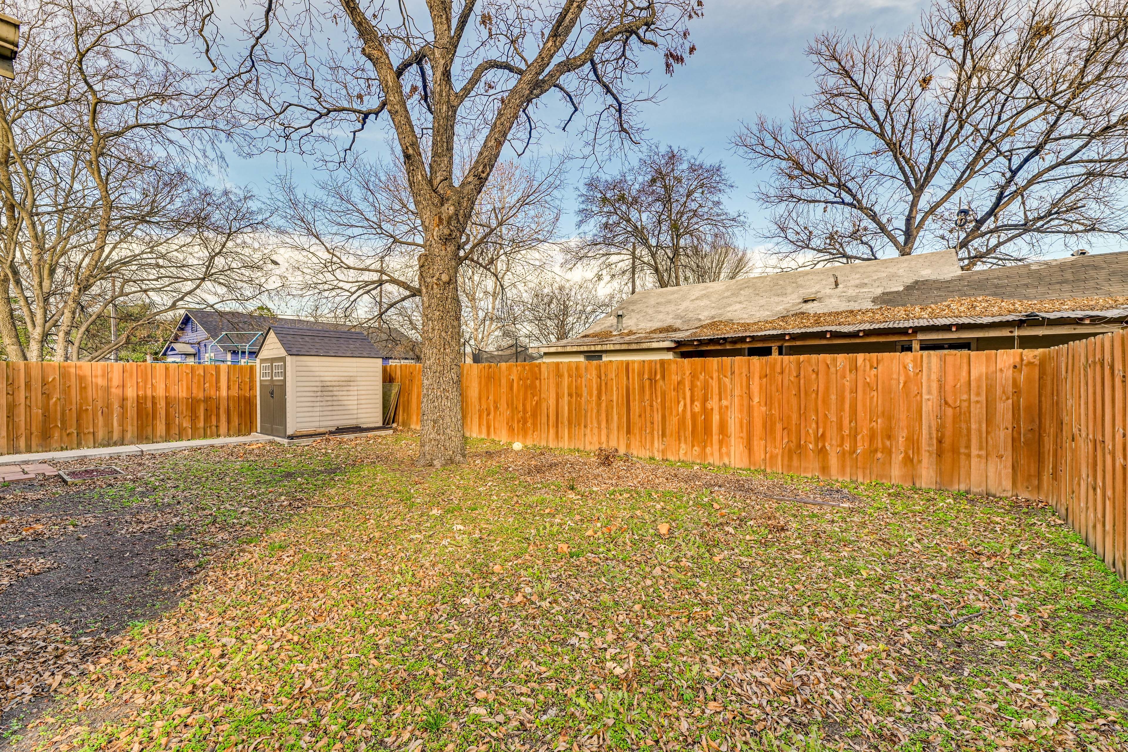 Fenced Backyard