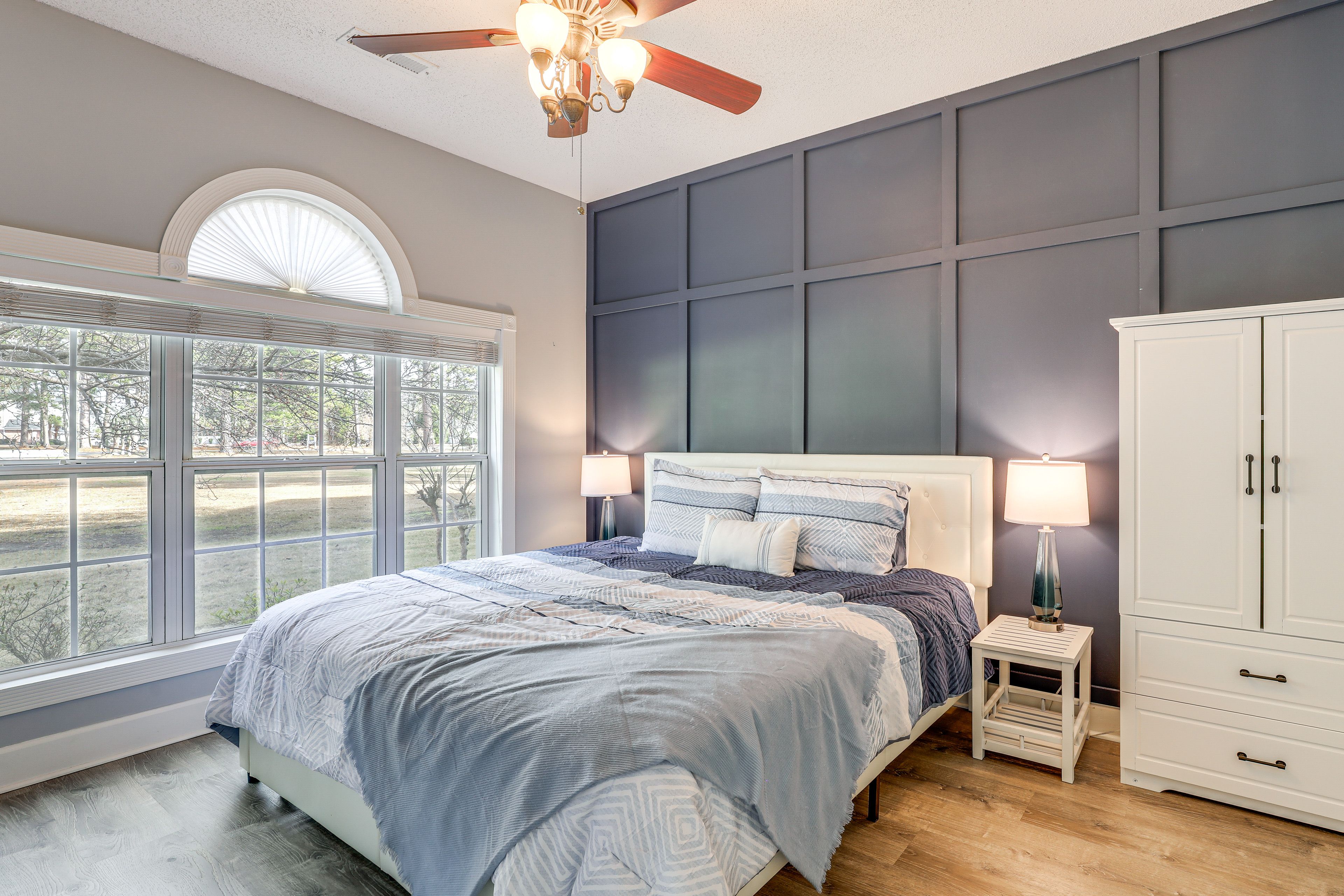 Bedroom 1 | King Bed | Smart TV | Walk-In Closet